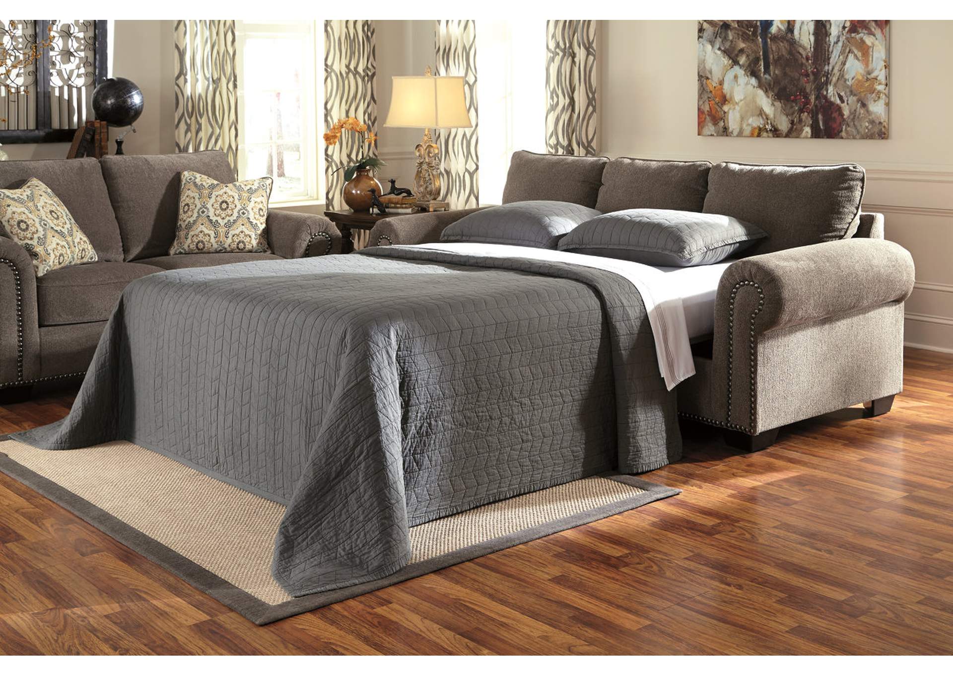 Emelen Alloy Queen Sofa Sleeper,ABF Benchcraft