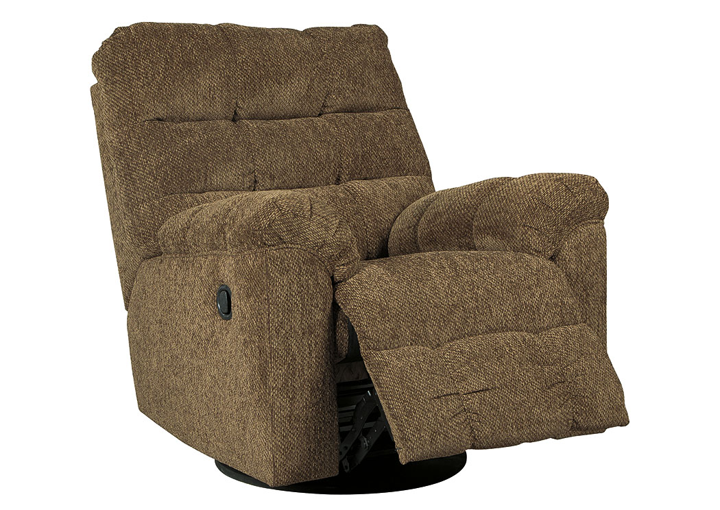 Antwan Truffle Swivel Rocker Recliner,ABF Benchcraft