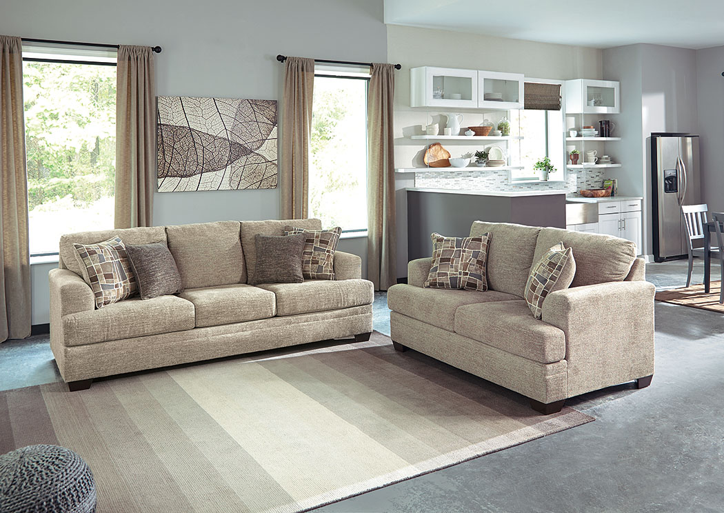 Barrish Sisal Sofa & Loveseat,ABF Benchcraft