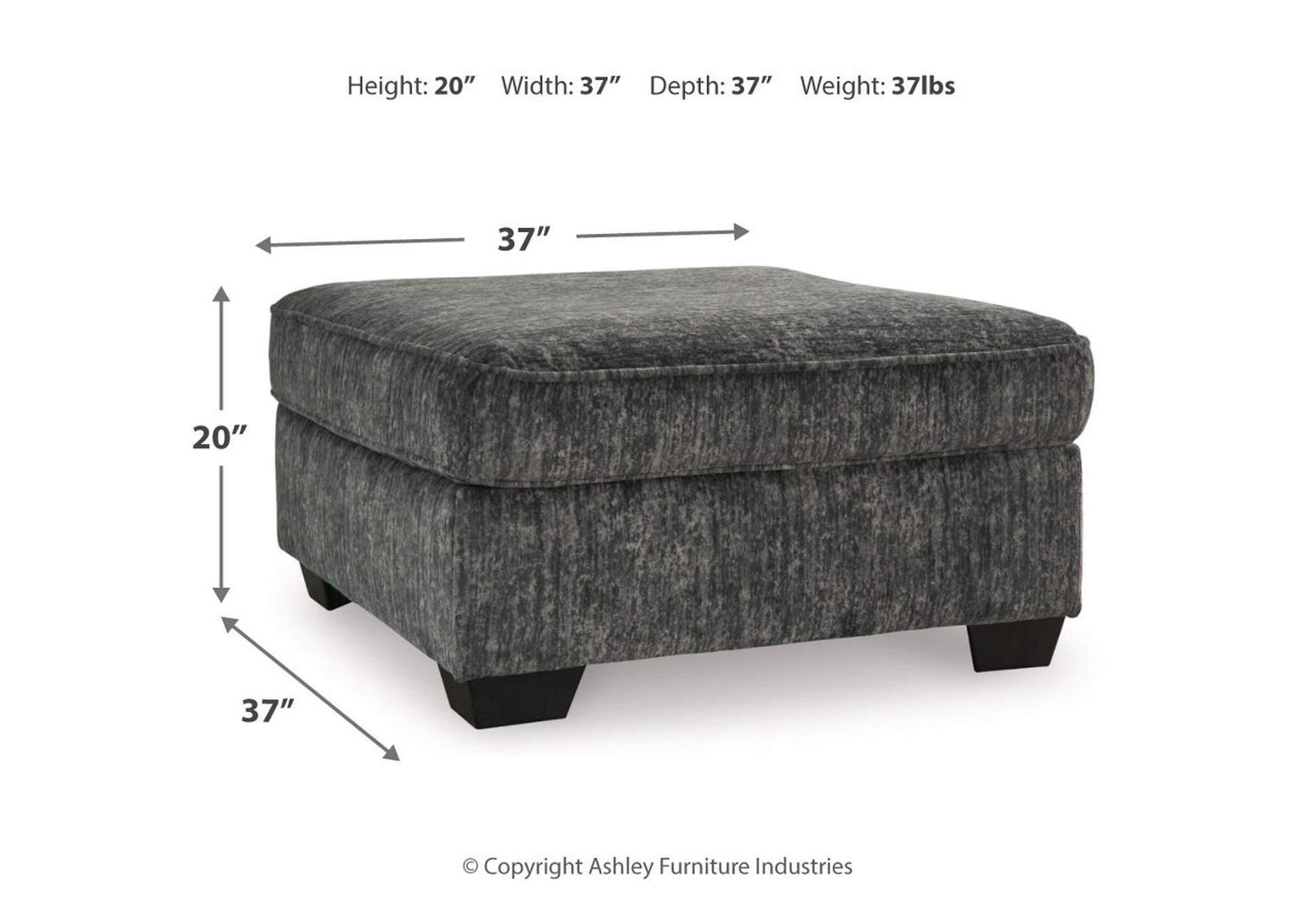 Lonoke Oversized Accent Ottoman,Signature Design By Ashley