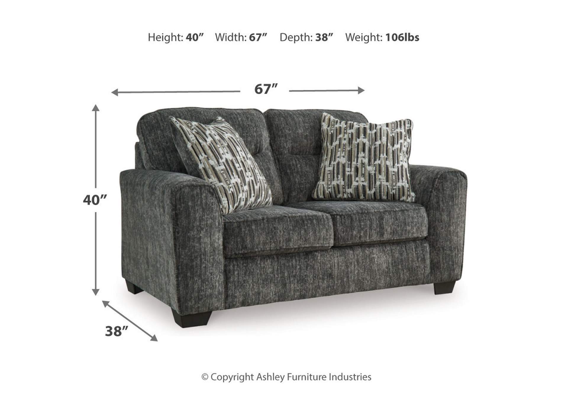 Lonoke Loveseat,Signature Design By Ashley