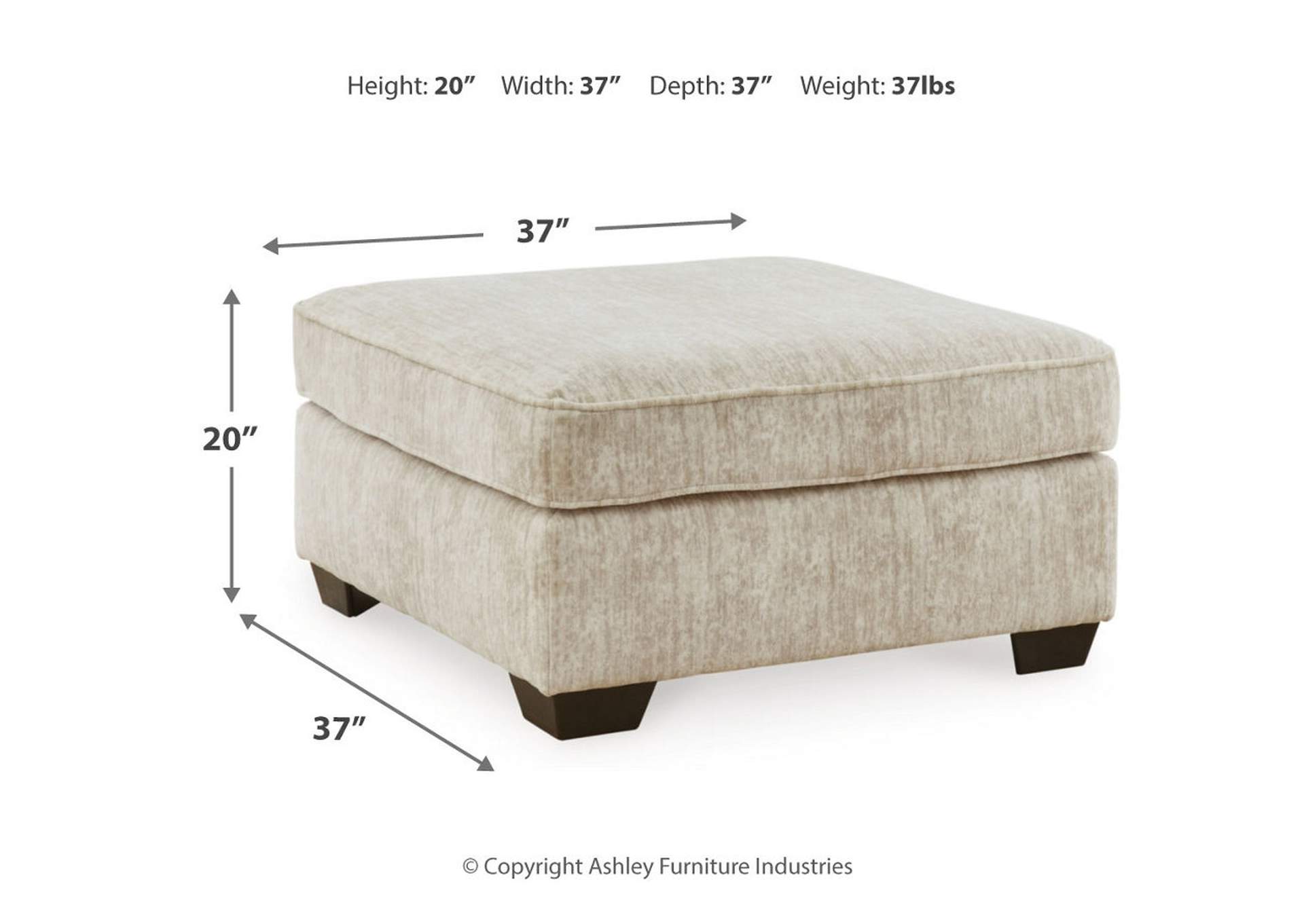 Lonoke Oversized Accent Ottoman,Signature Design By Ashley