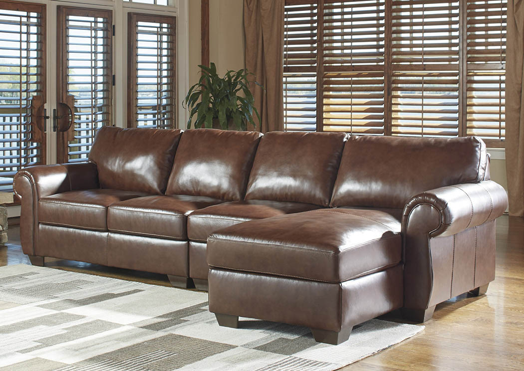 Lugoro Saddle Left Facing Sofa Sectional,ABF Signature Design by Ashley