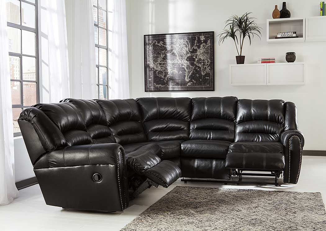 Manzanola Black Reclining Sectional,ABF Signature Design by Ashley