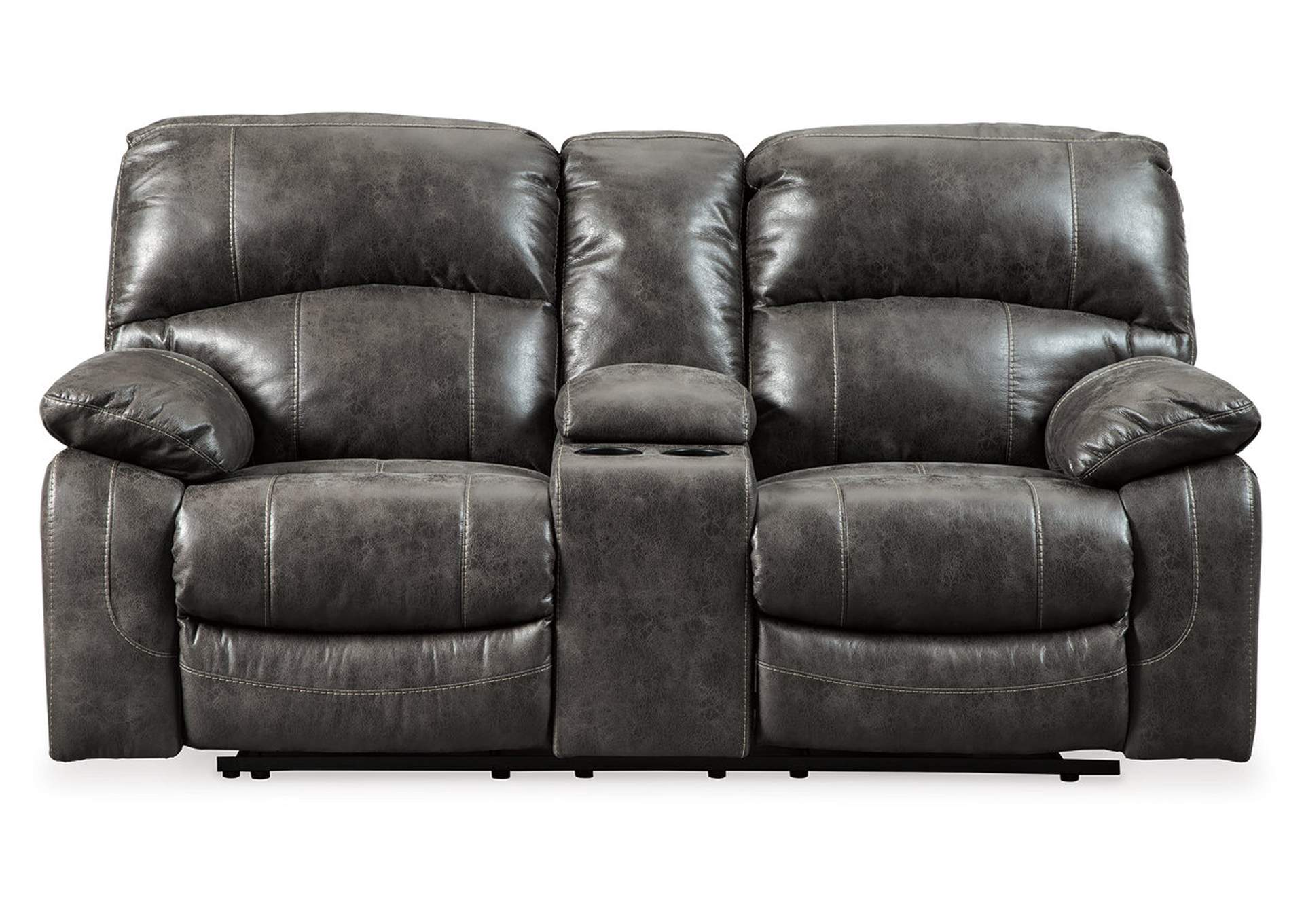 <Dunwell Power Reclining Loveseat with Console