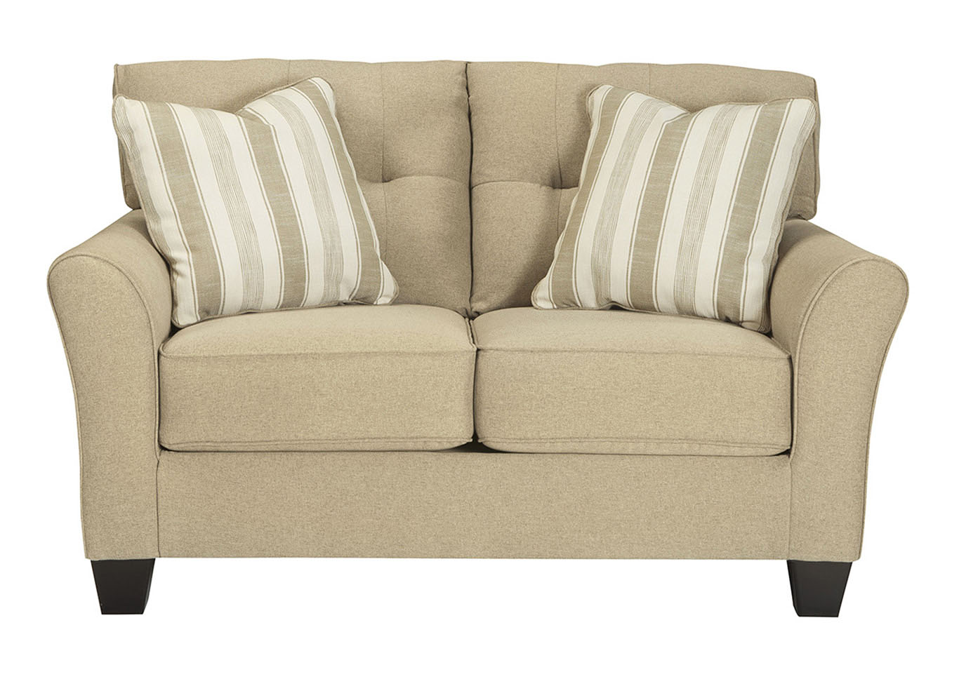 Laryn Khaki Loveseat,ABF Benchcraft