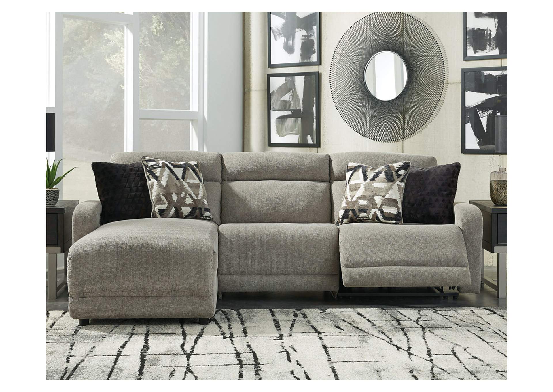 Colleyville 3-Piece Power Reclining Sectional with Chaise,Signature Design By Ashley
