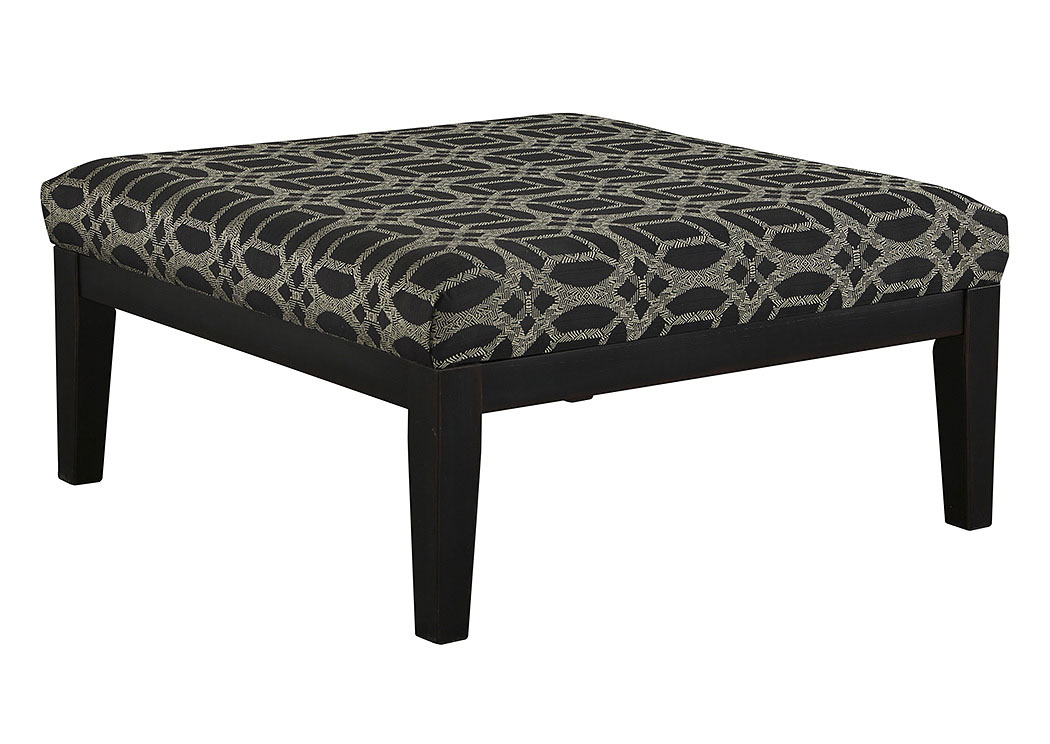 Cresson Pewter Oversized Accent Ottoman,ABF Benchcraft