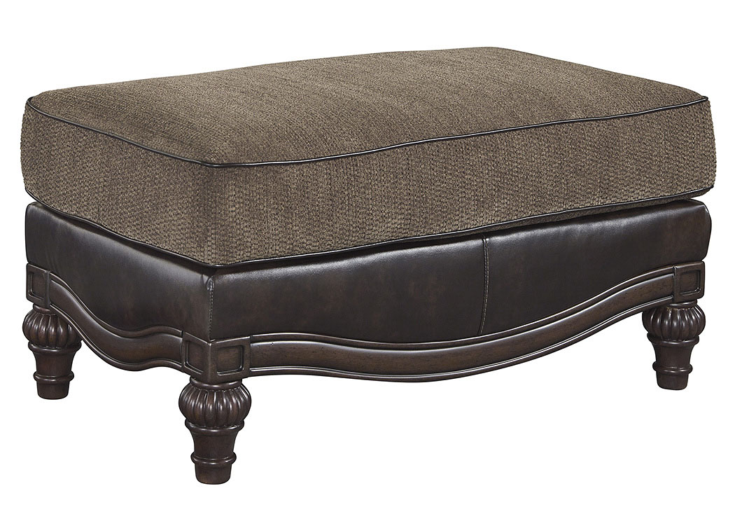 Winnsboro DuraBlend Vintage Ottoman,ABF Signature Design by Ashley