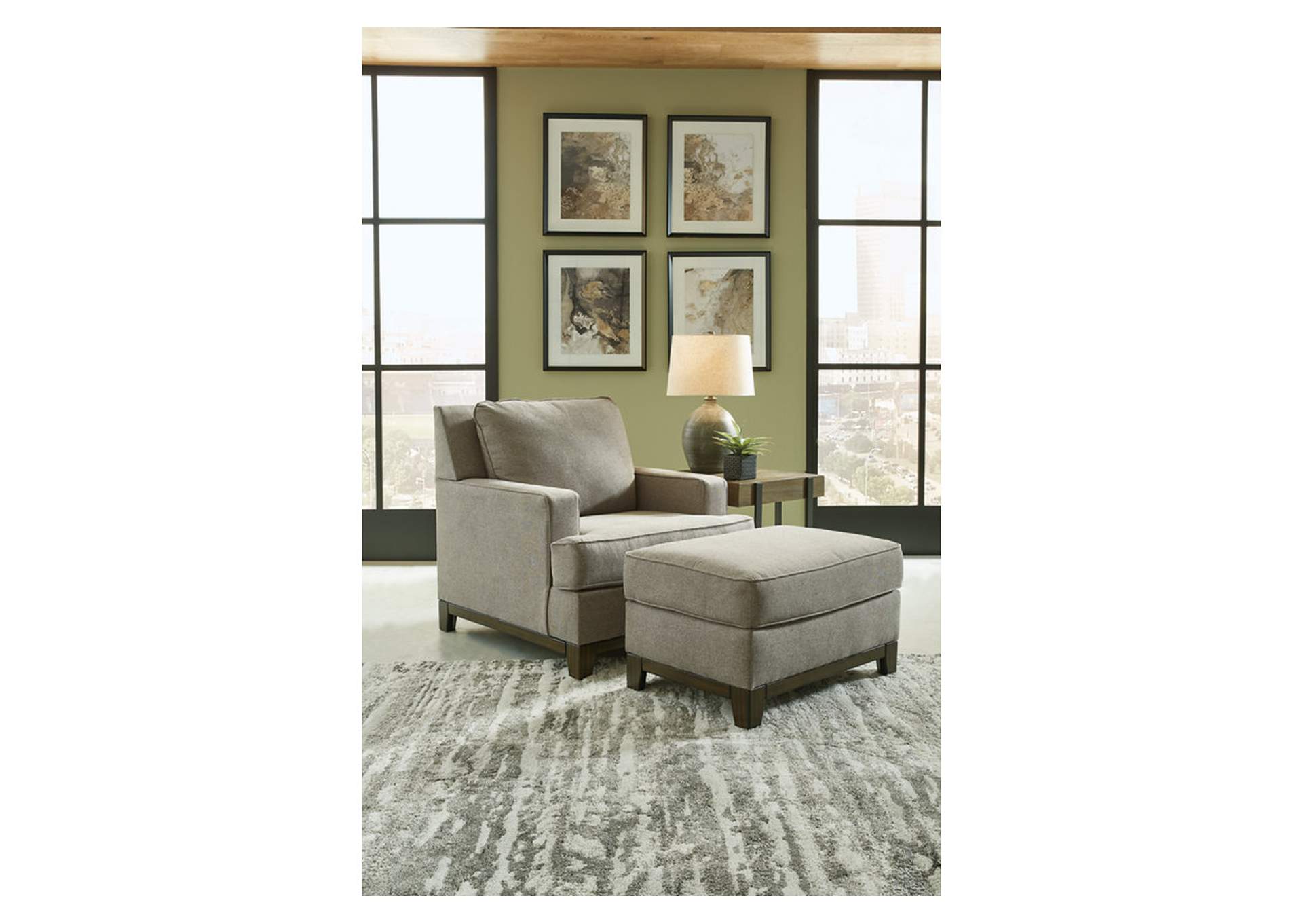 Kaywood Chair and Ottoman,Signature Design By Ashley
