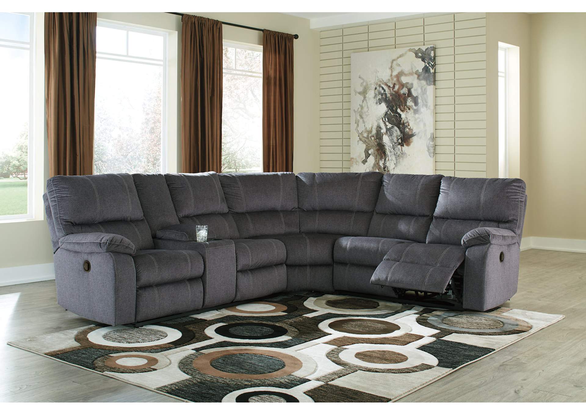Urbino 3-Piece Reclining Sectional,Signature Design By Ashley