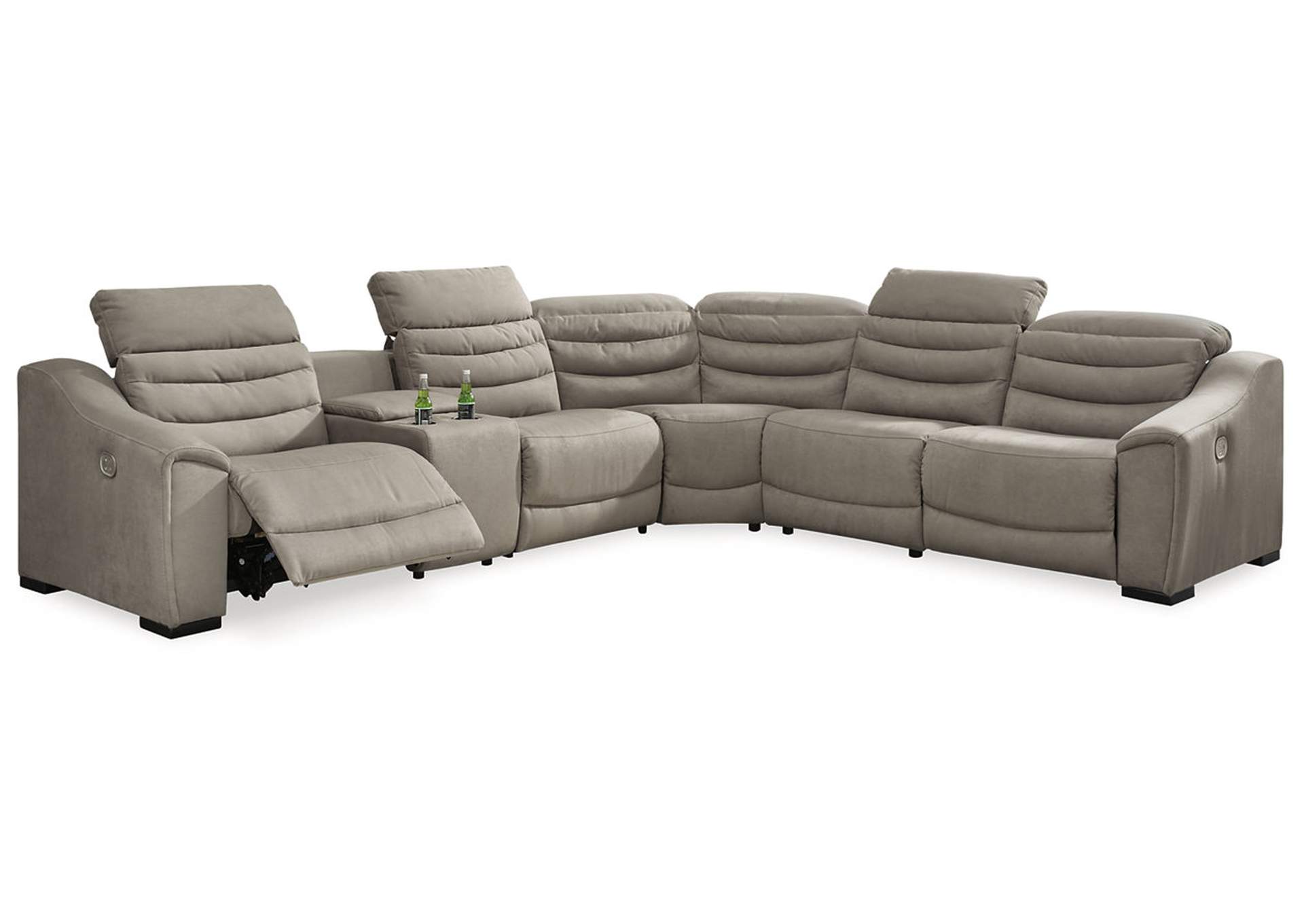 6 piece sectional recliner