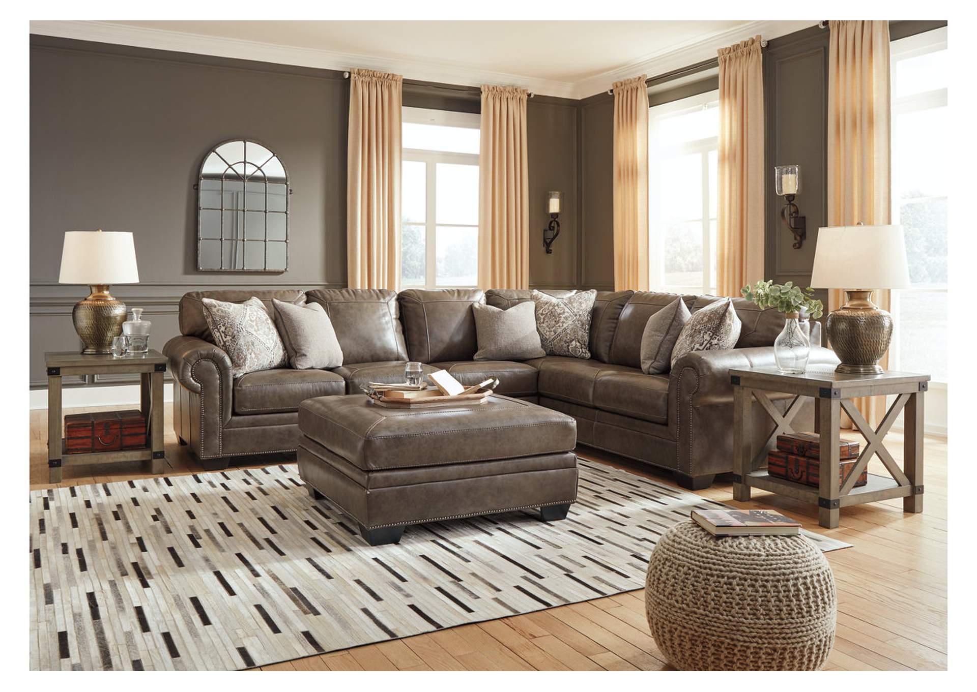 Roleson Gray LAF Chaise Sectional,Signature Design By Ashley