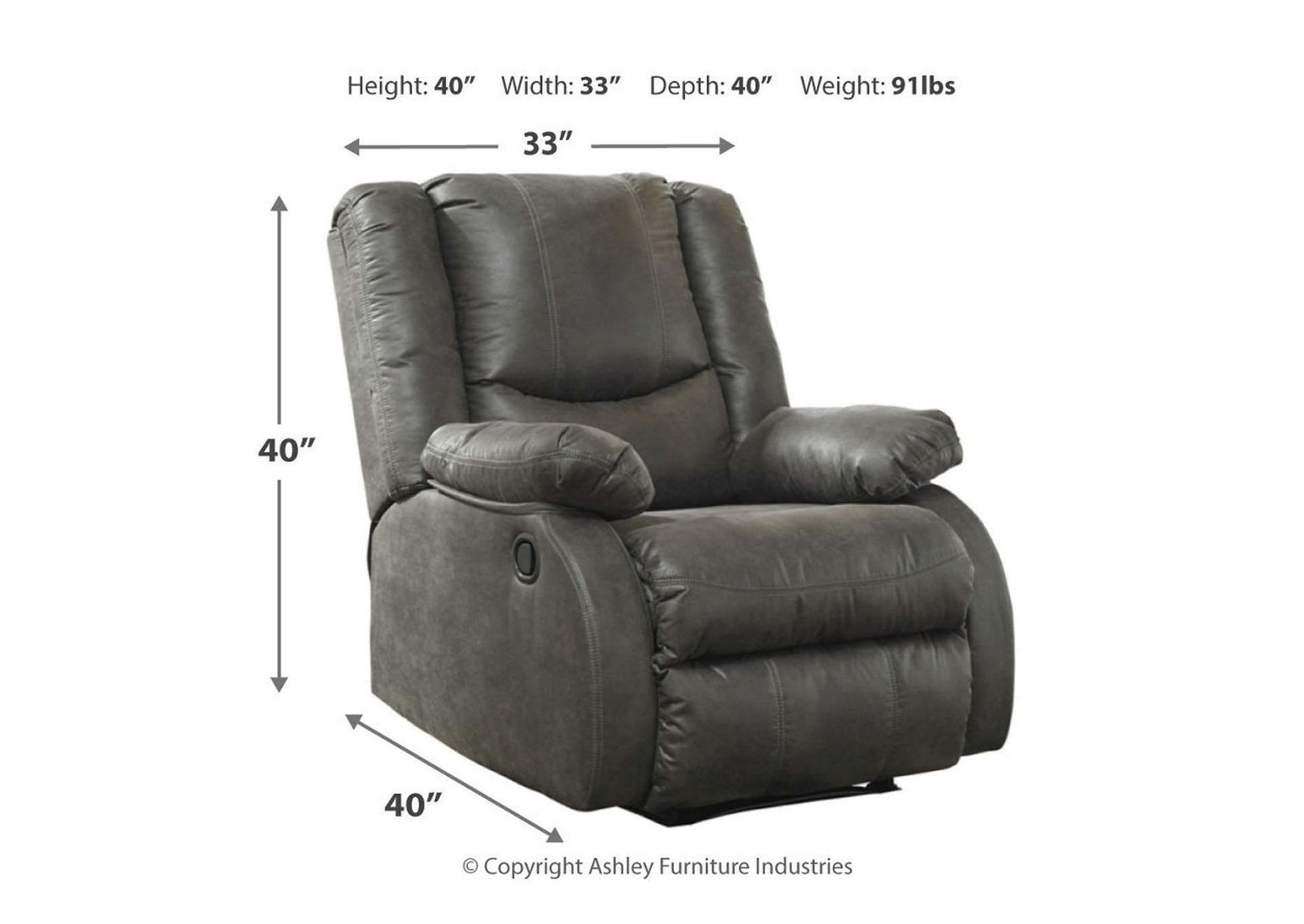 Bladewood Recliner,Direct To Consumer Express