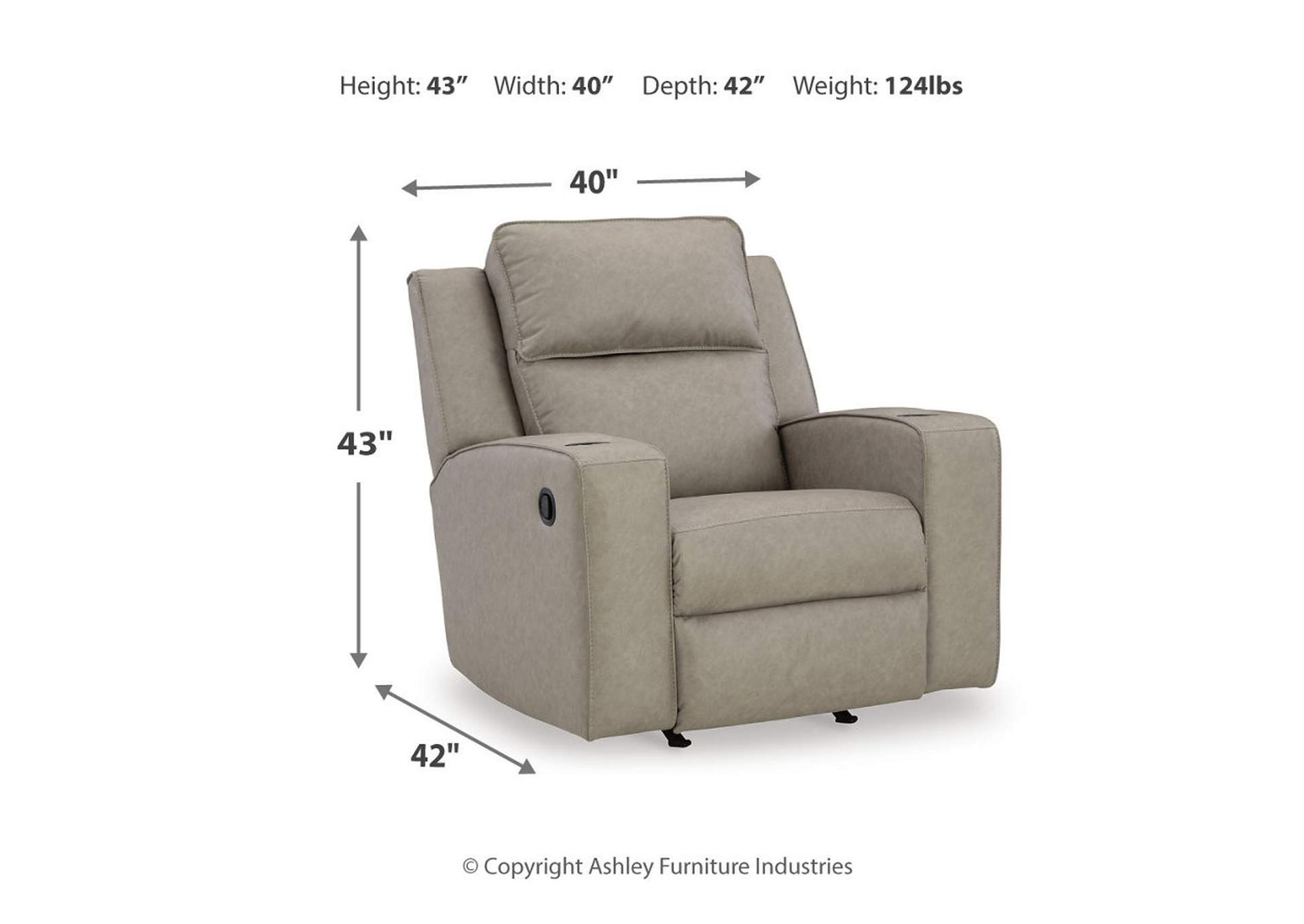 Lavenhorne Recliner,Signature Design By Ashley