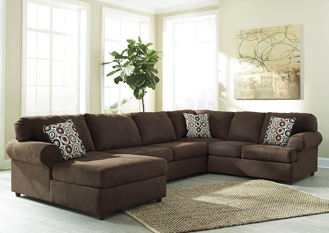 Jayceon Java Extended Left Facing Chaise End Sectional,ABF Signature Design by Ashley