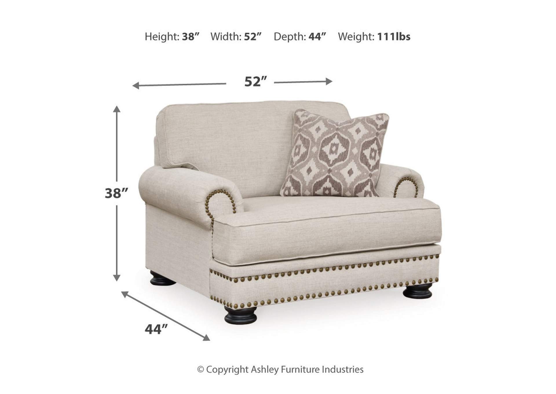 Merrimore Oversized Chair and Ottoman,Benchcraft