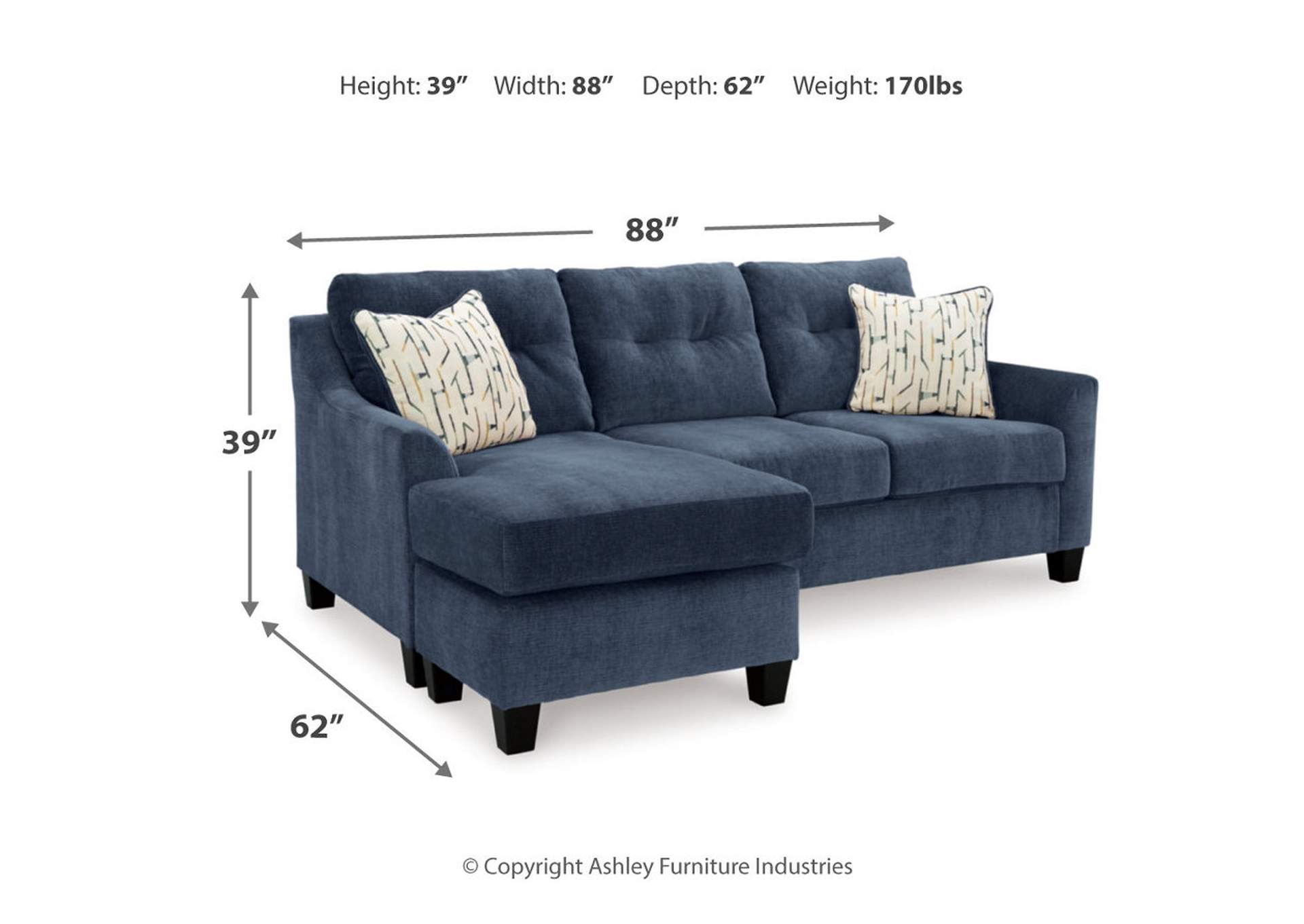 Amity Bay Sofa Chaise, Chair, and Ottoman,Benchcraft