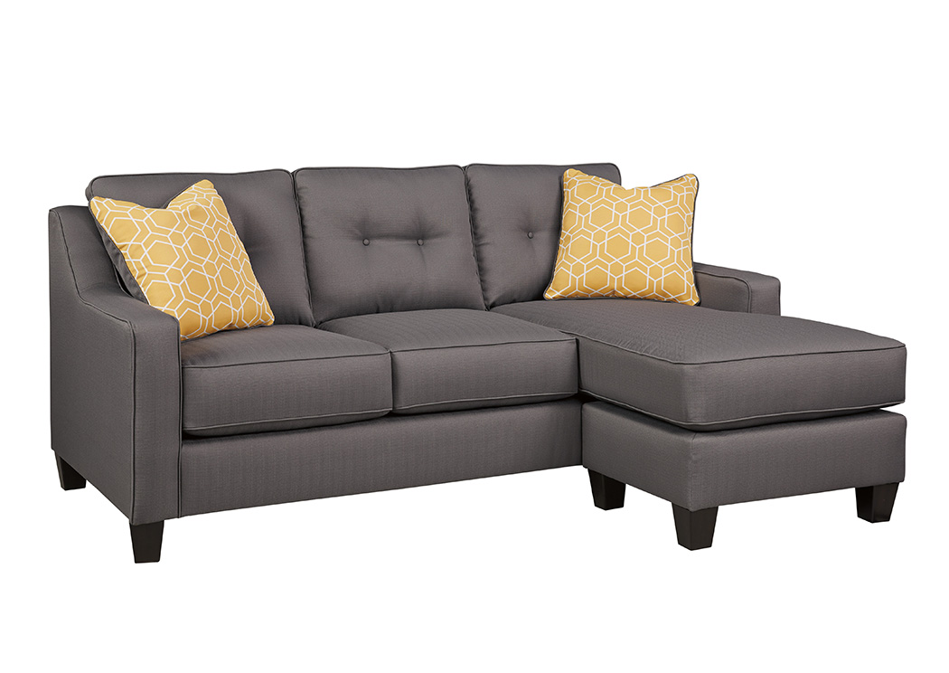 Aldie Nuvella Gray Sofa Chaise,ABF Benchcraft