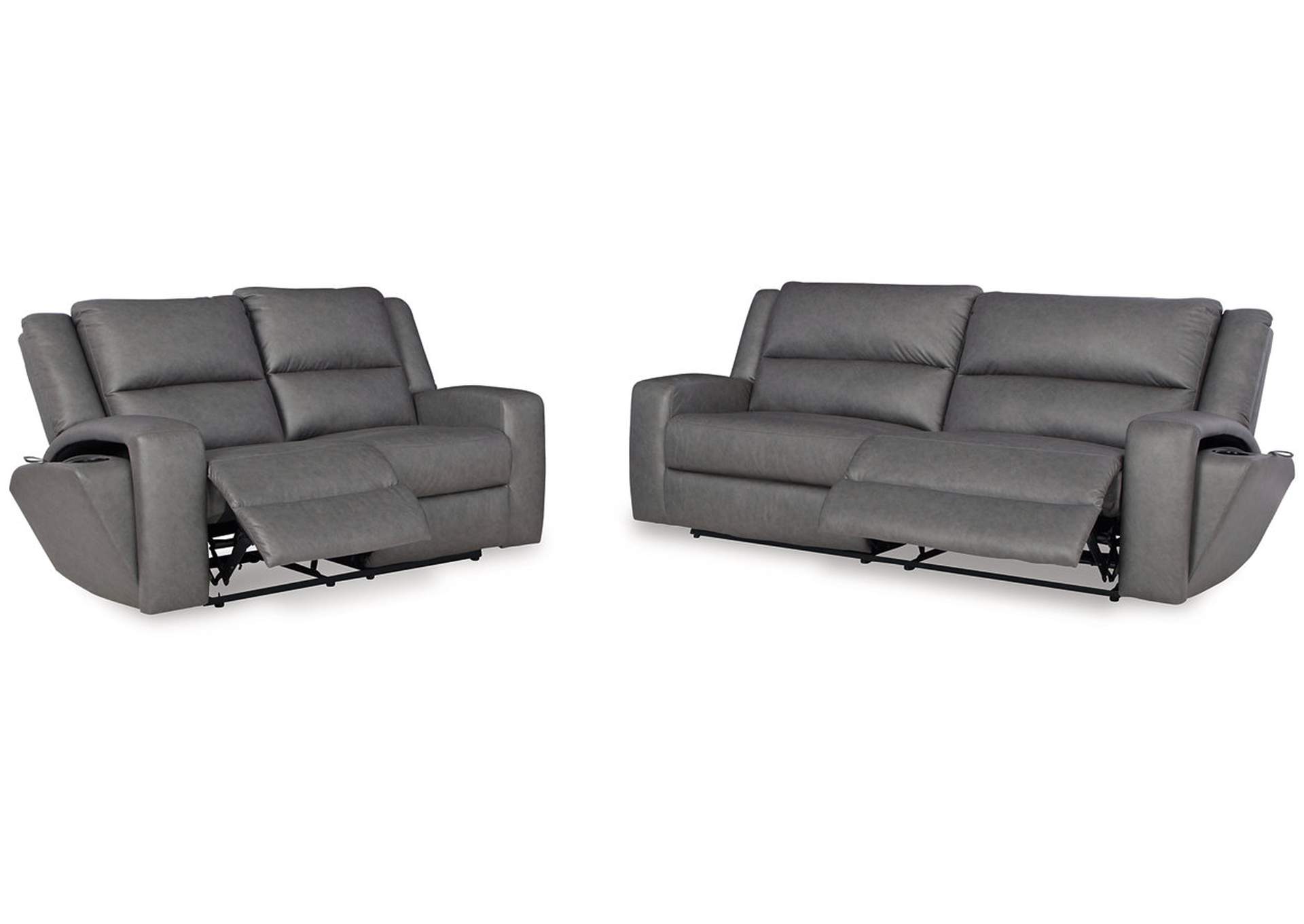 Brixworth Manual Reclining Sofa and Loveseat,Benchcraft