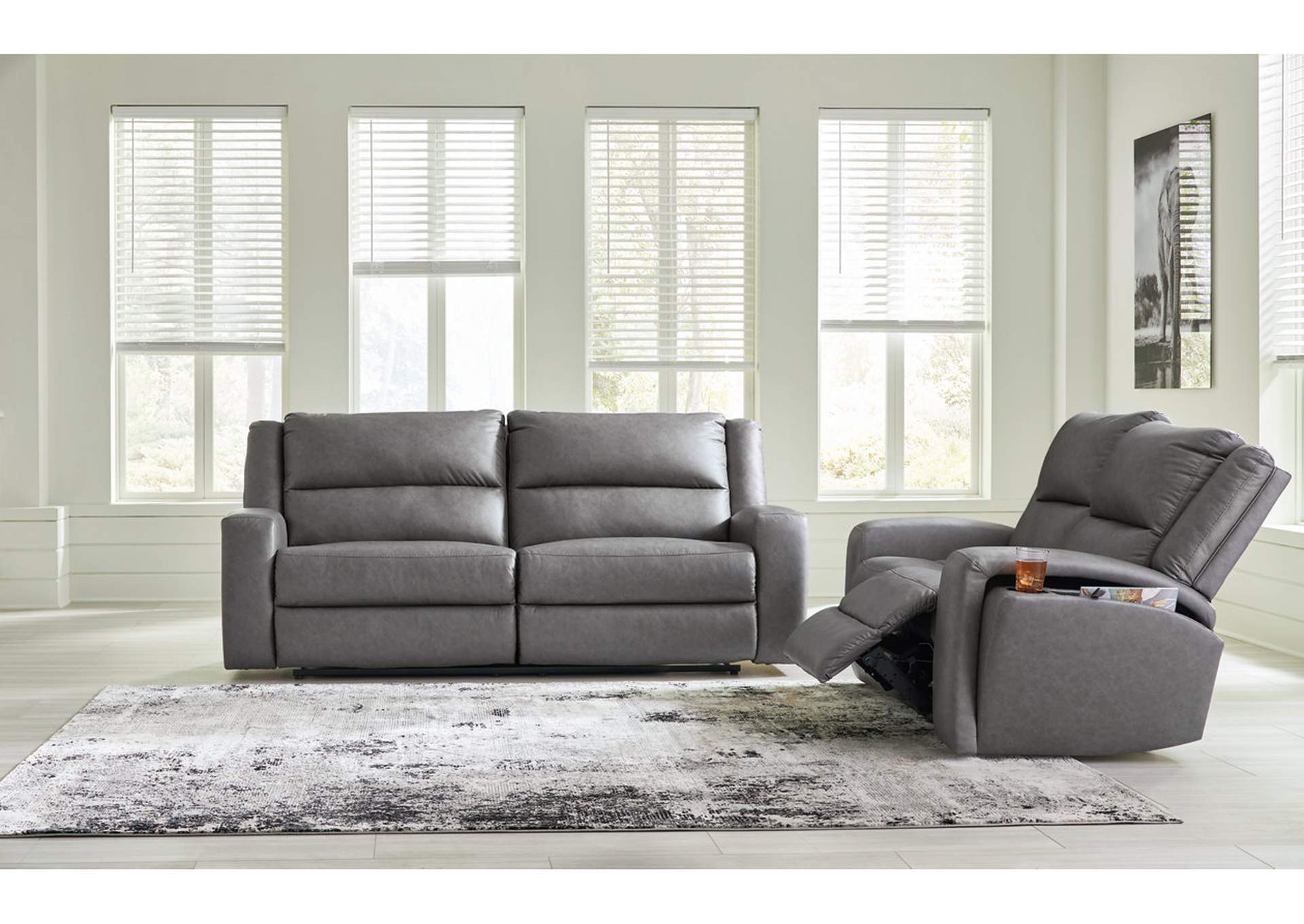 Brixworth Manual Reclining Sofa and Loveseat,Benchcraft