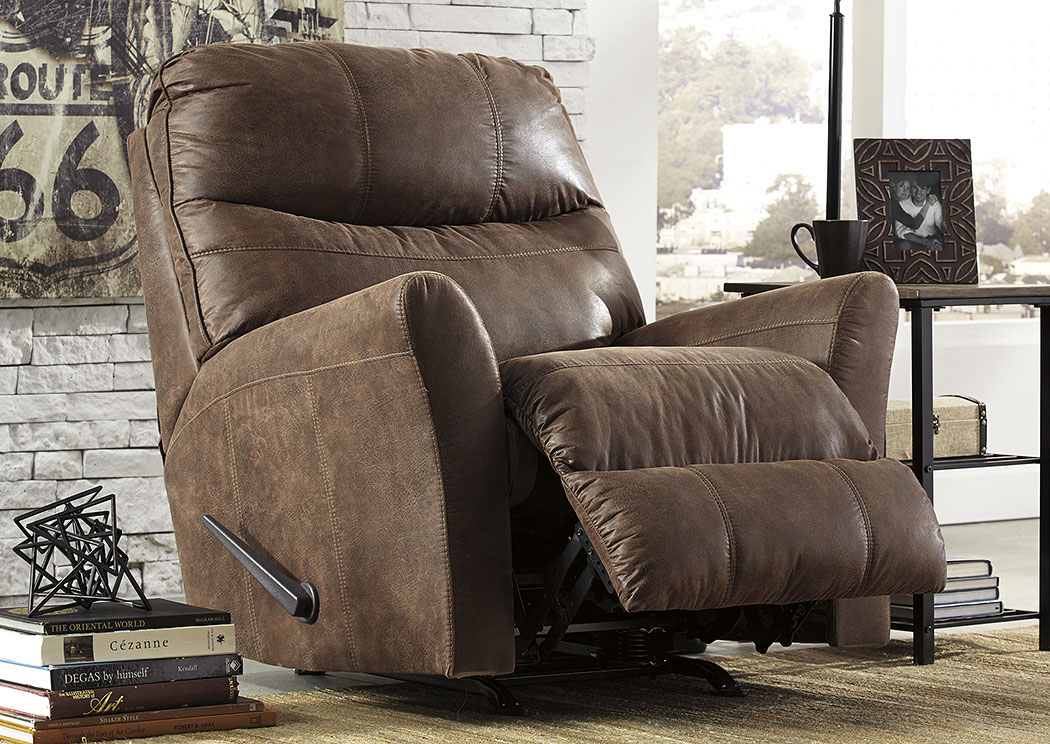 Tullos Coffee Rocker Recliner,ABF Signature Design by Ashley