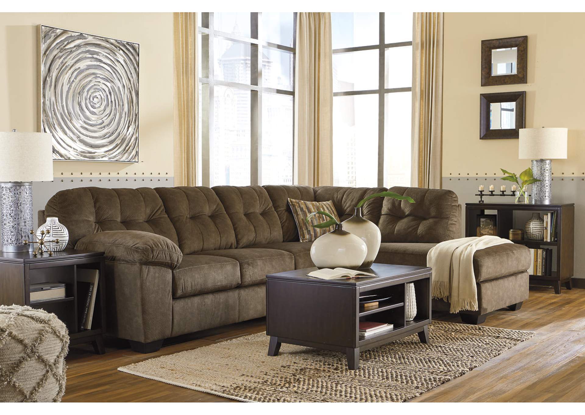 Accrington 2-Piece Sleeper Sectional with Chaise,Signature Design By Ashley