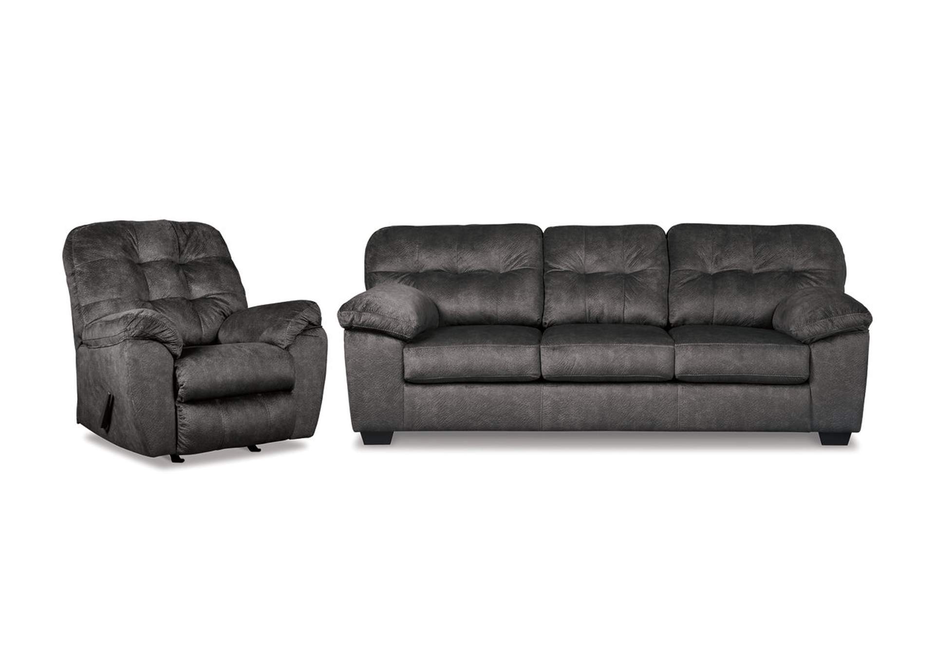 Accrington Sofa with Recliner,Signature Design By Ashley
