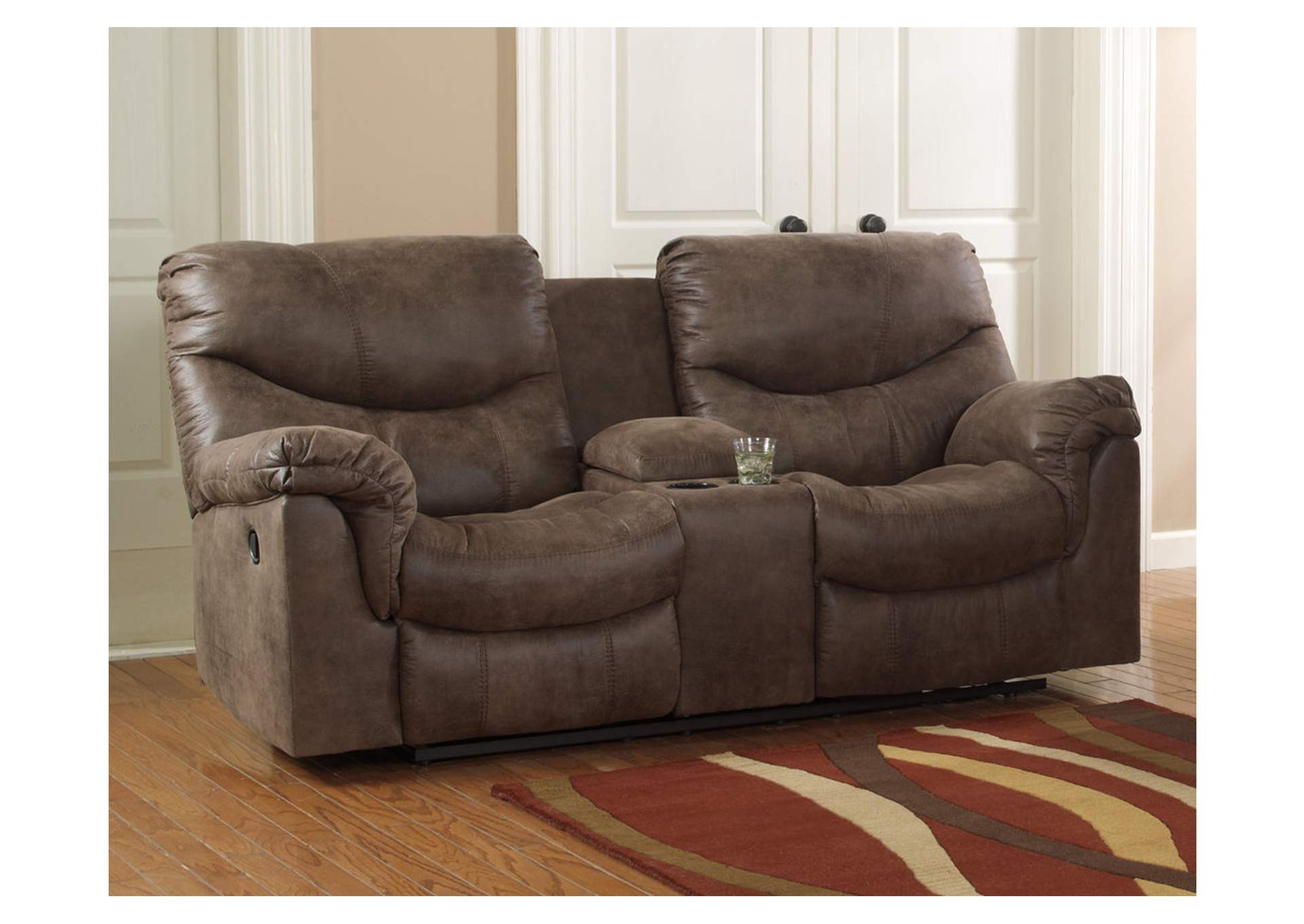 Alzena Reclining Loveseat with Console,Signature Design By Ashley