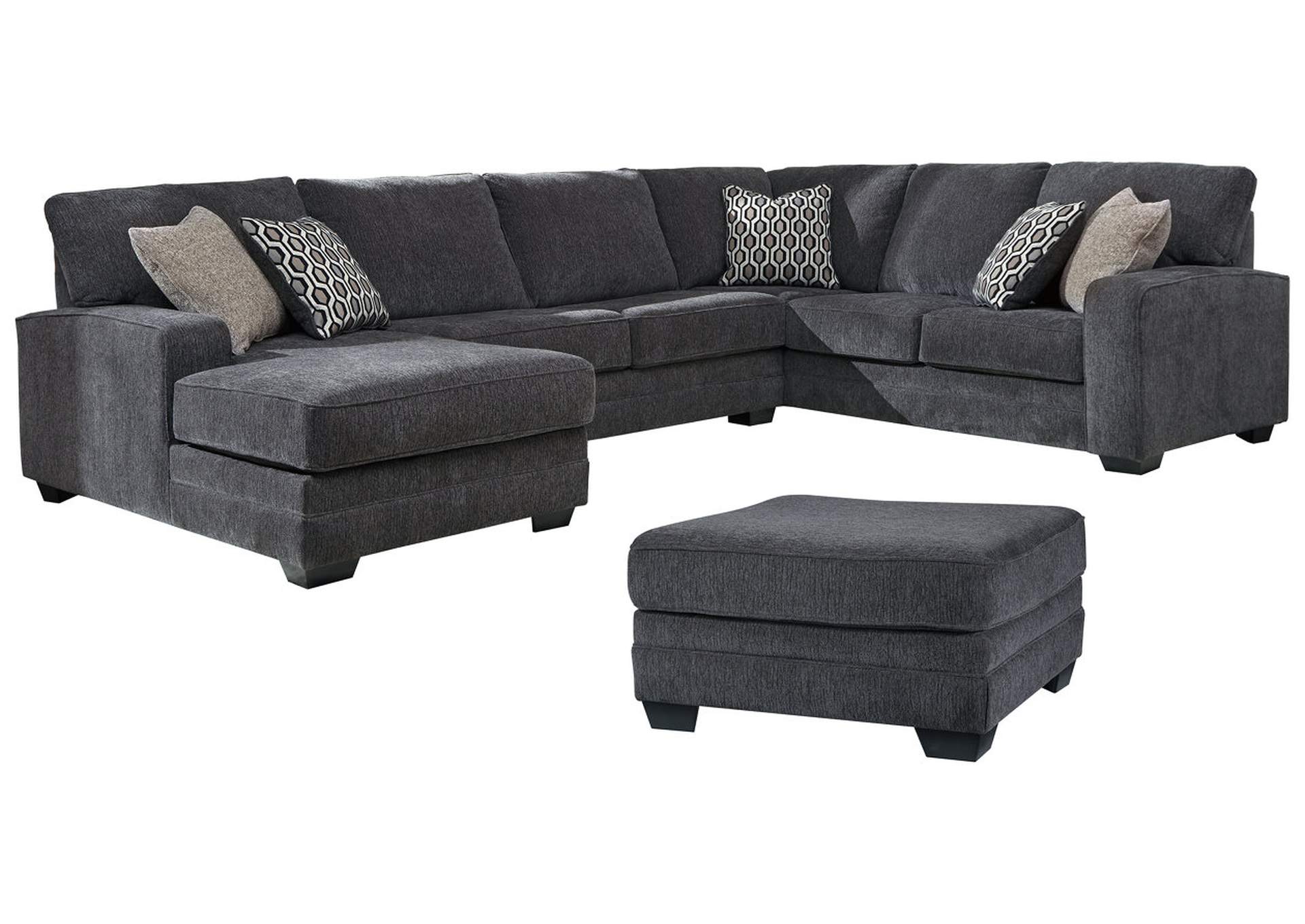 Tracling 3-Piece Sectional with Ottoman,Benchcraft