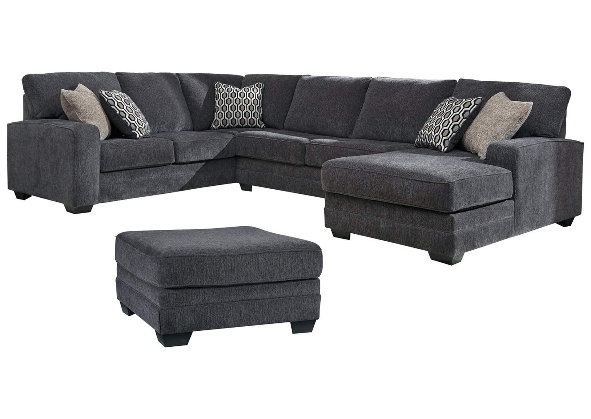 Tracling 3-Piece Sectional with Ottoman,Benchcraft