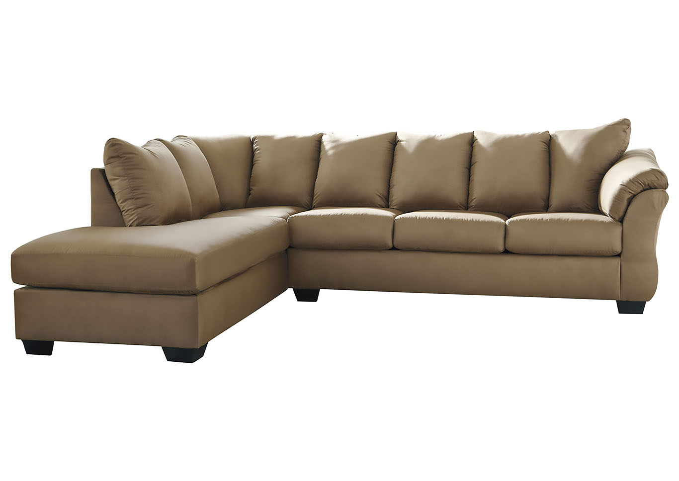 Darcy Mocha LAF Chaise Sectional Mary's Furniture World Batesville, MS
