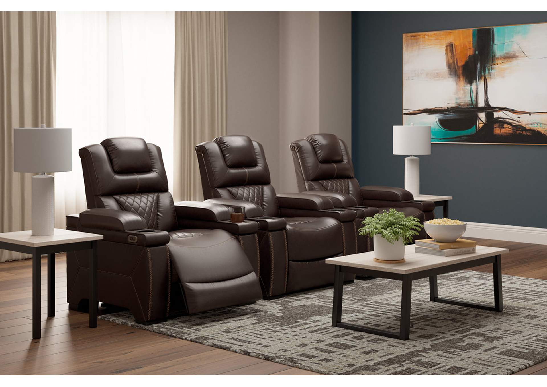 Warnerton 3-Piece Home Theater Seating,Signature Design By Ashley