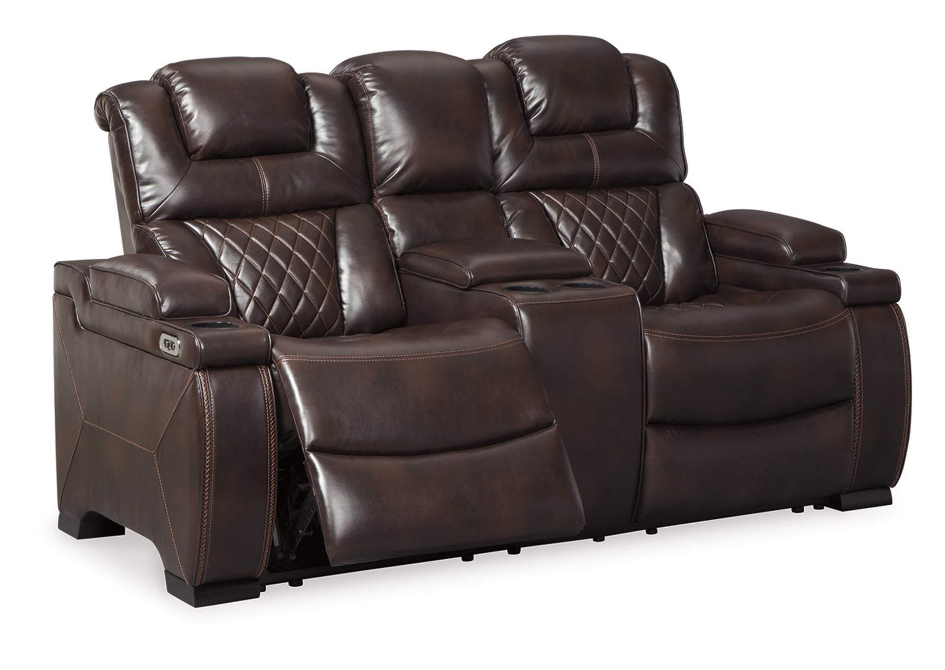 Warnerton Power Reclining Loveseat with Console,Signature Design By Ashley