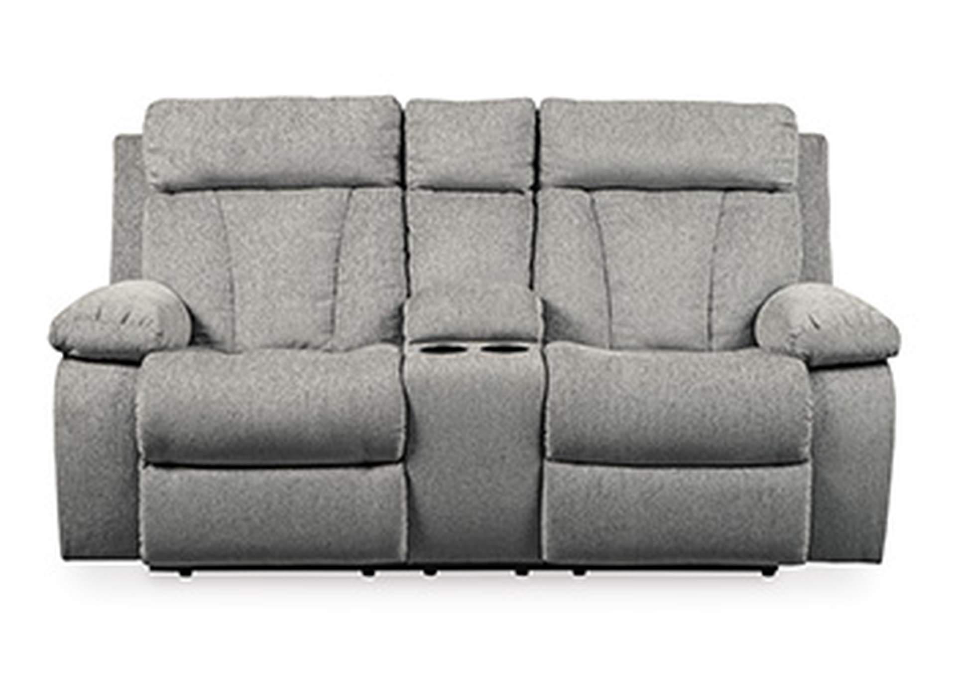 Mitchiner Reclining Loveseat with Console,Signature Design By Ashley