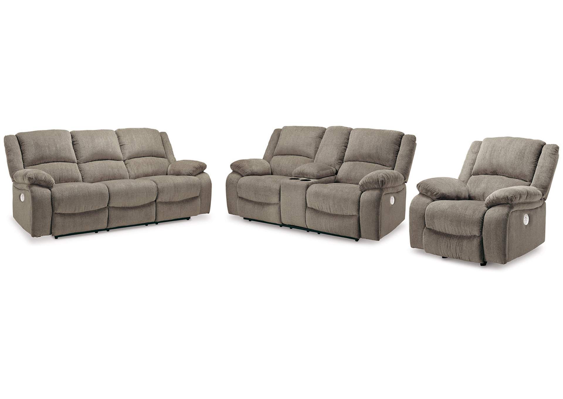 Draycoll Sofa Loveseat And Recliner