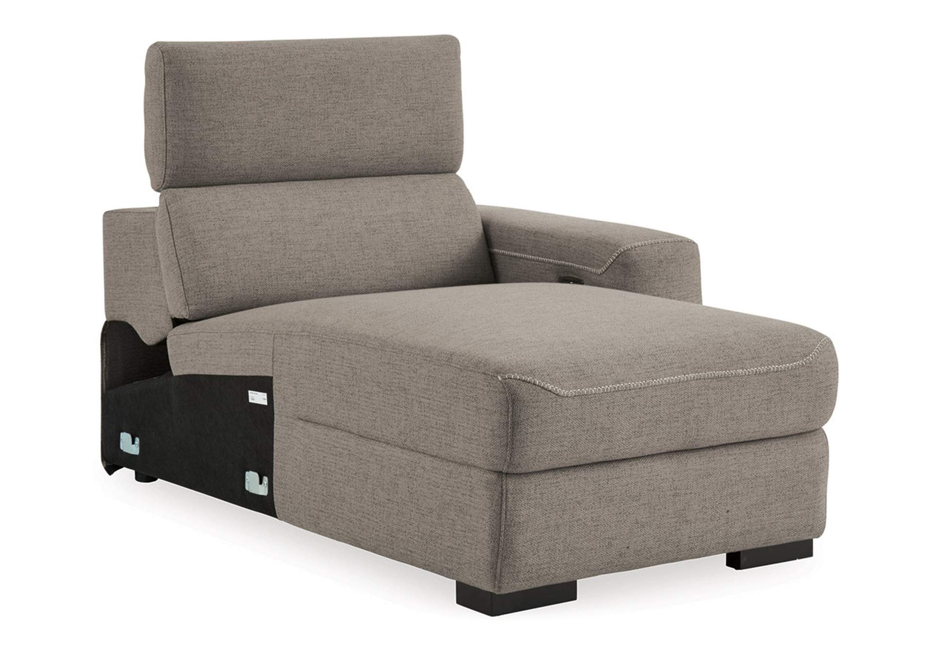 Mabton Right-Arm Facing Power Reclining Back Chaise,Signature Design By Ashley