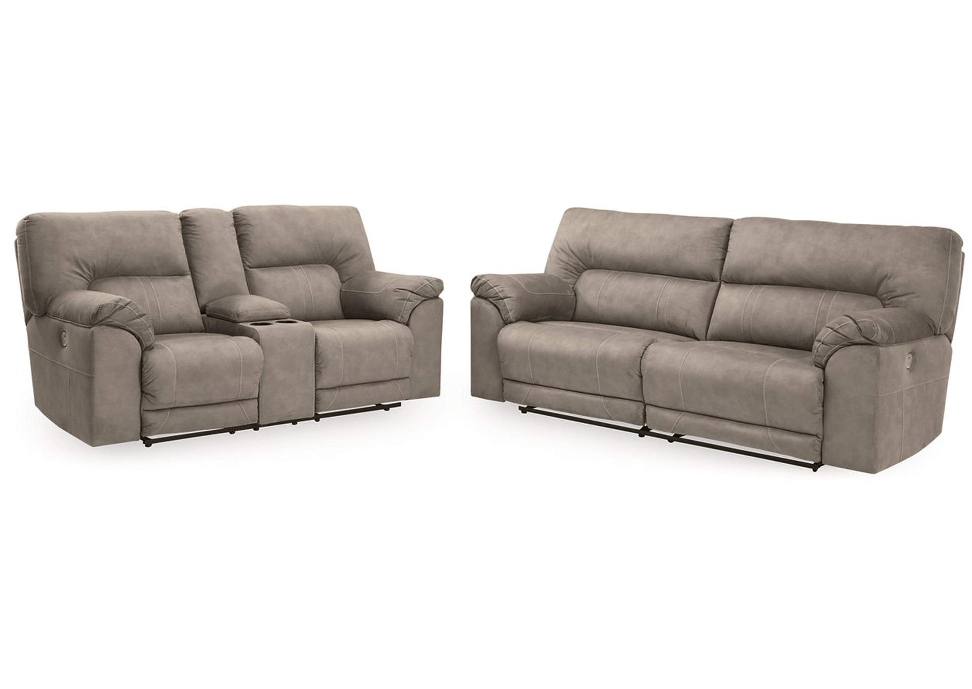 Cavalcade Power Reclining Sofa and Loveseat,Benchcraft