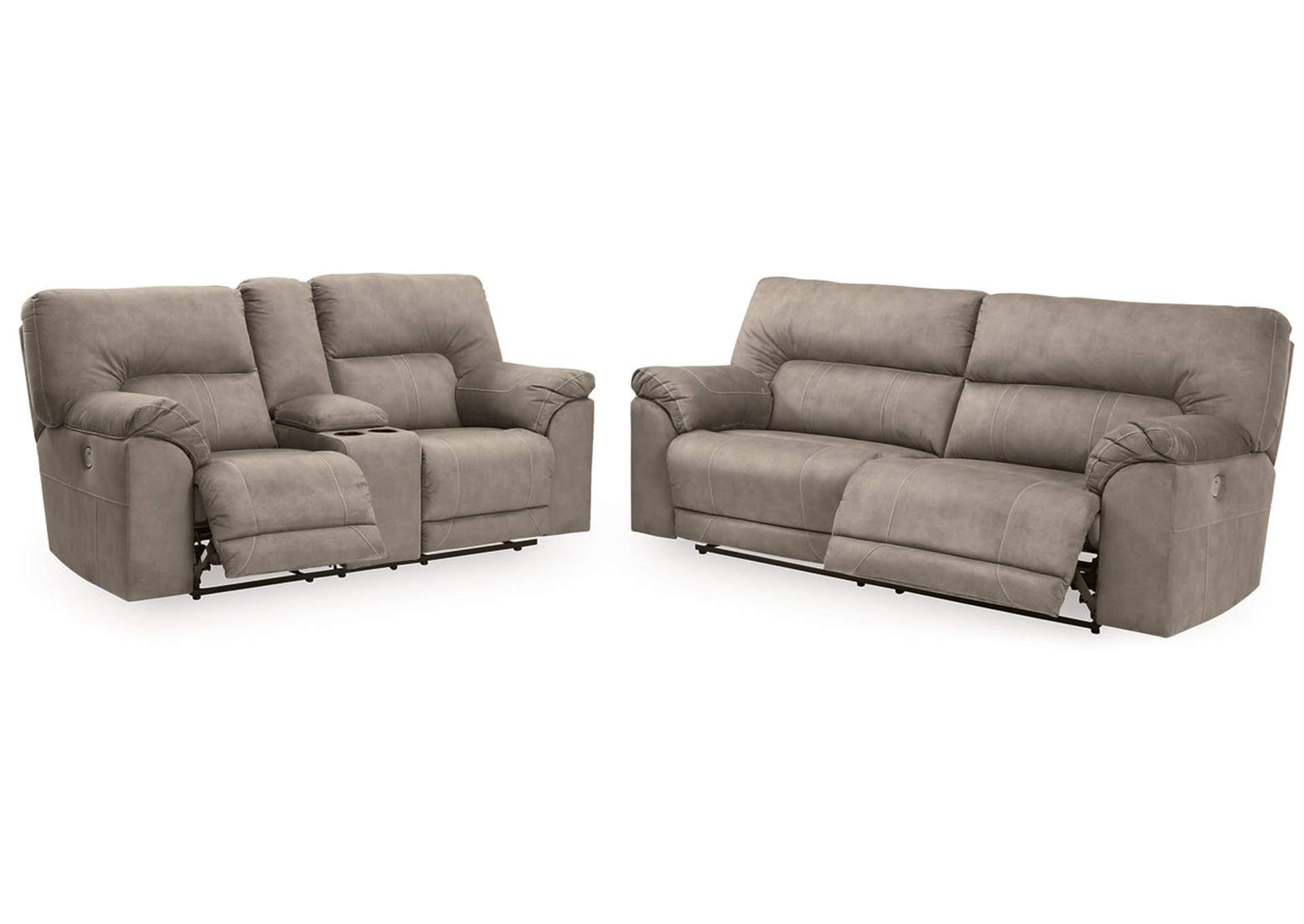 Cavalcade Power Reclining Sofa and Loveseat,Benchcraft