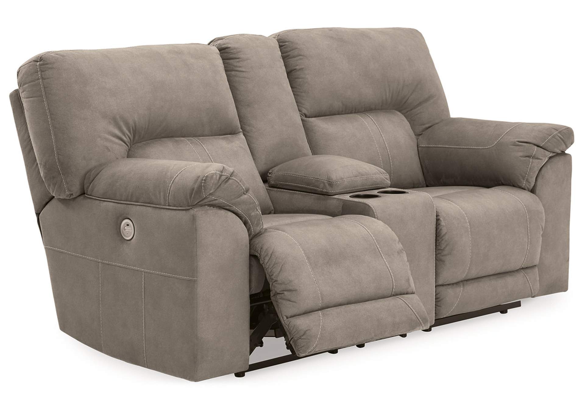 Cavalcade Power Reclining Loveseat with Console,Benchcraft