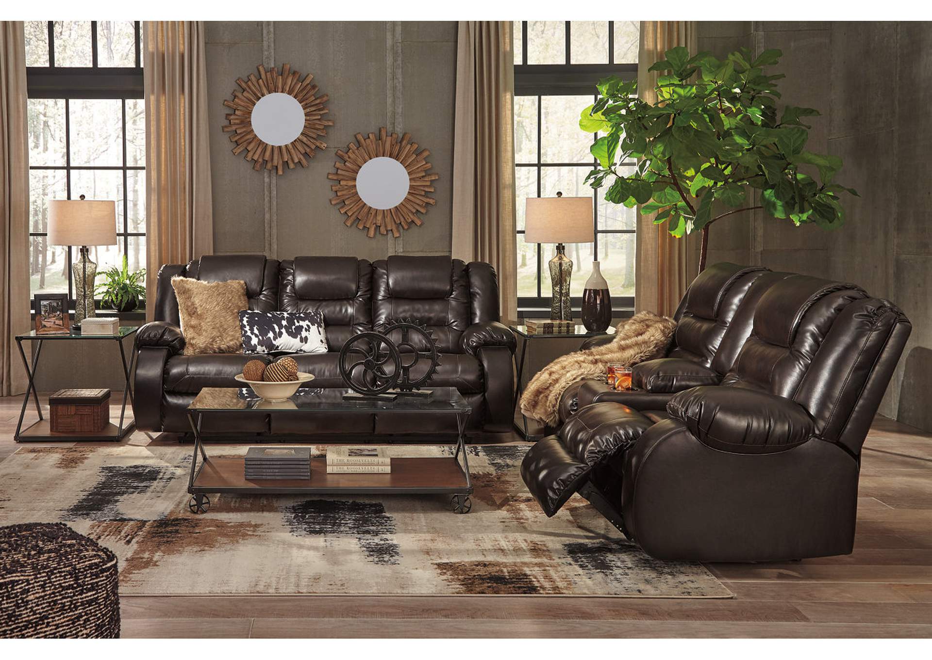 Vacherie Reclining Loveseat with Console,Signature Design By Ashley