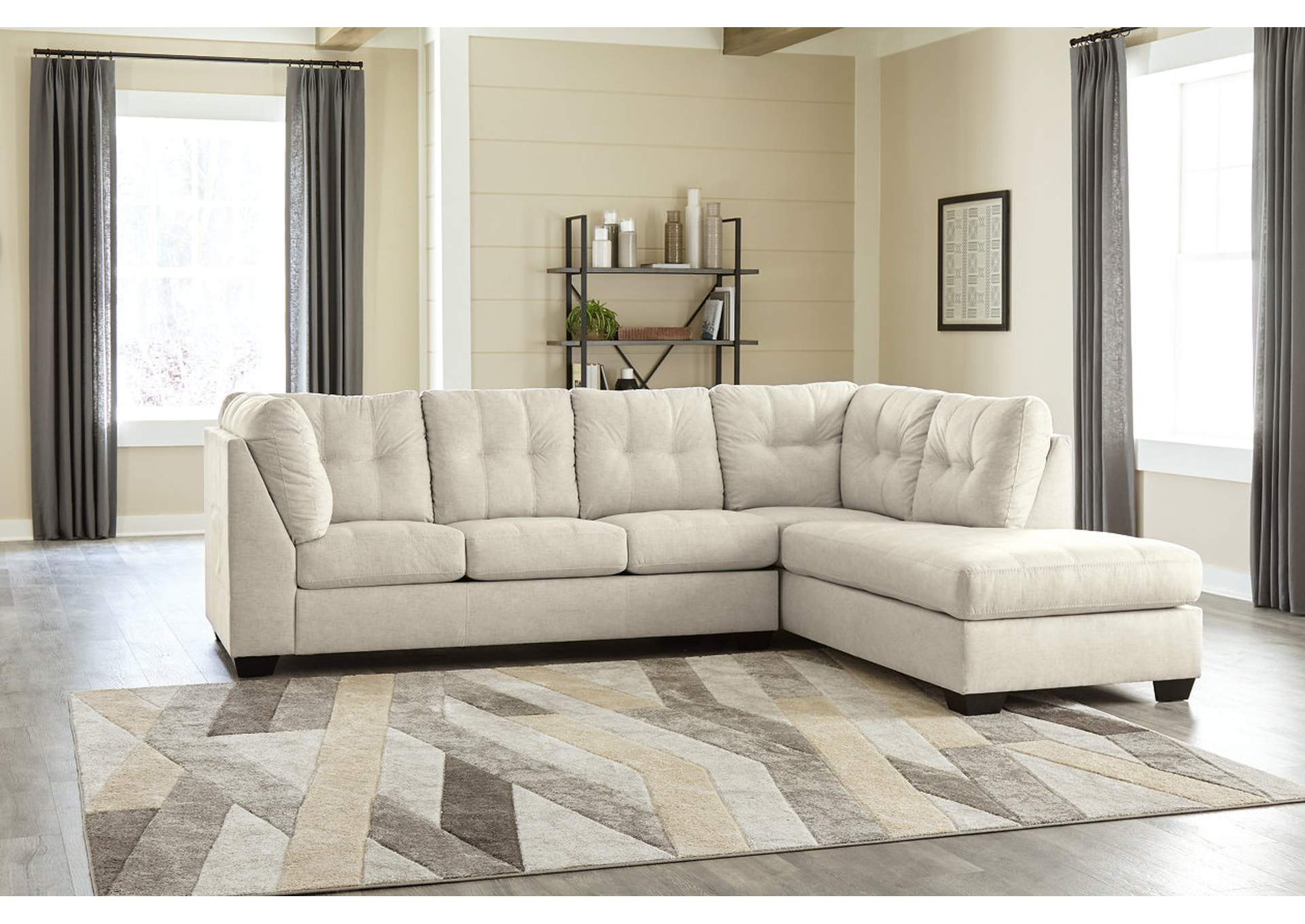 Falkirk 2-Piece Sectional with Ottoman,Benchcraft