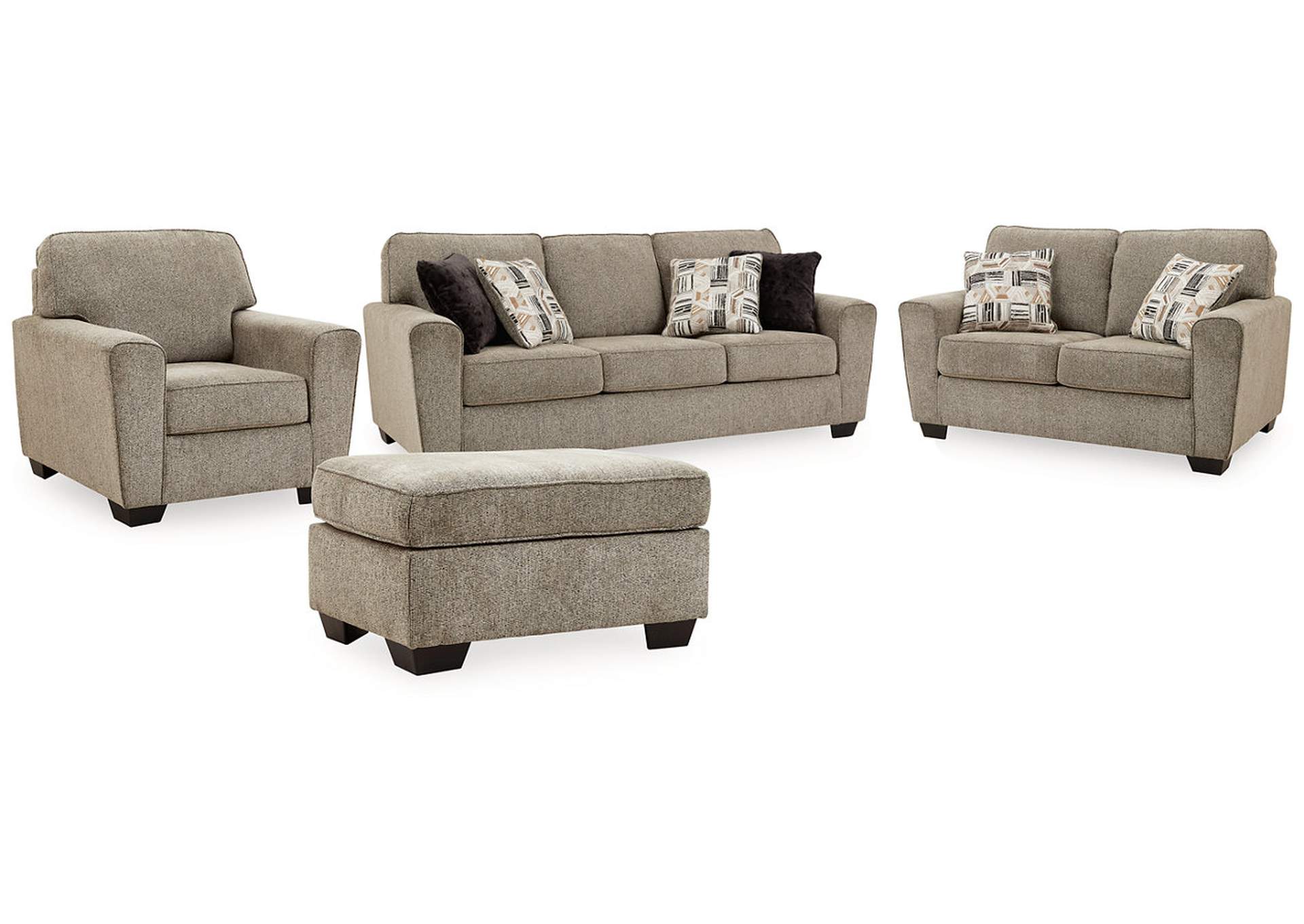 McCluer Sofa, Loveseat, Chair and Ottoman,Benchcraft