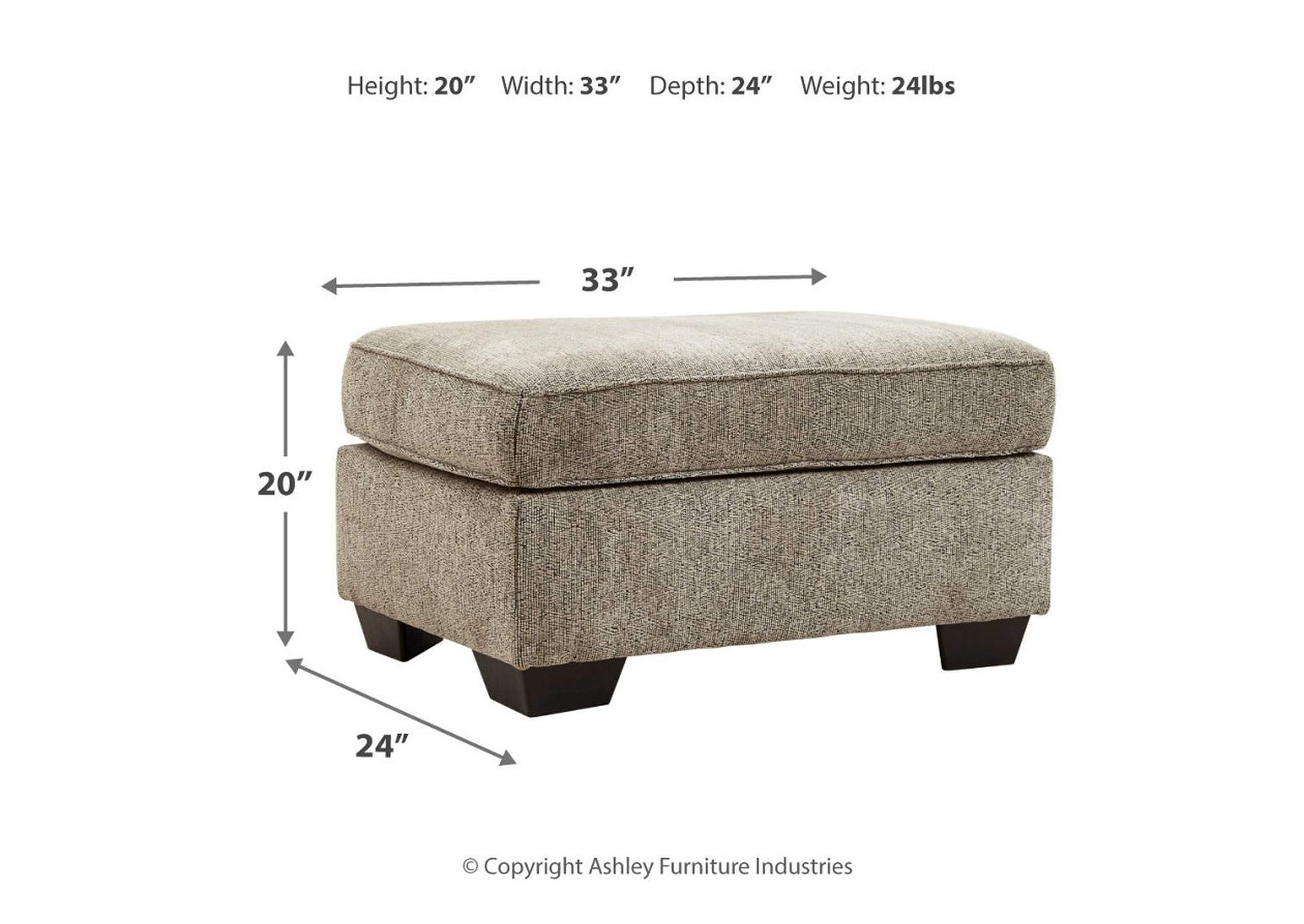 McCluer Sofa, Loveseat, Chair and Ottoman,Benchcraft