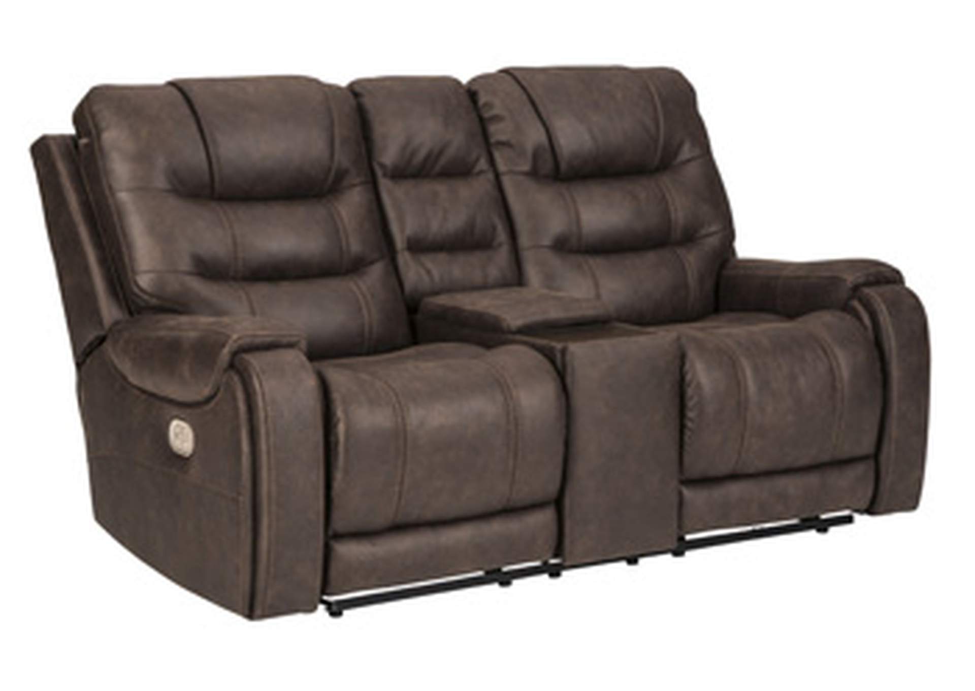 Yacolt Power Reclining Loveseat with Console,Signature Design By Ashley