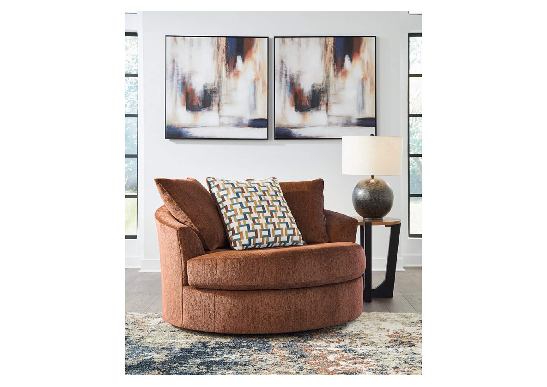 Laylabrook Oversized Swivel Accent Chair,Ashley