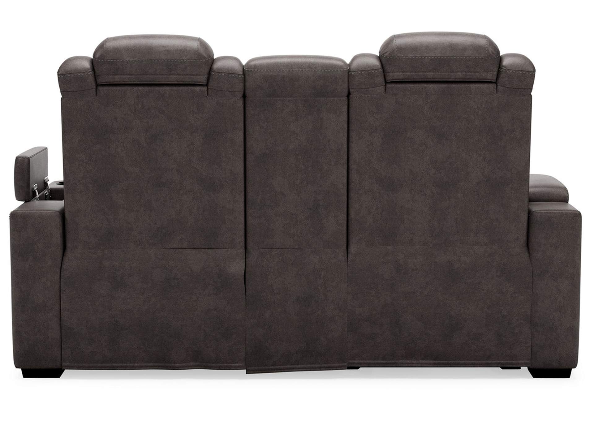 HyllMont Power Reclining Loveseat with Console,Signature Design By Ashley