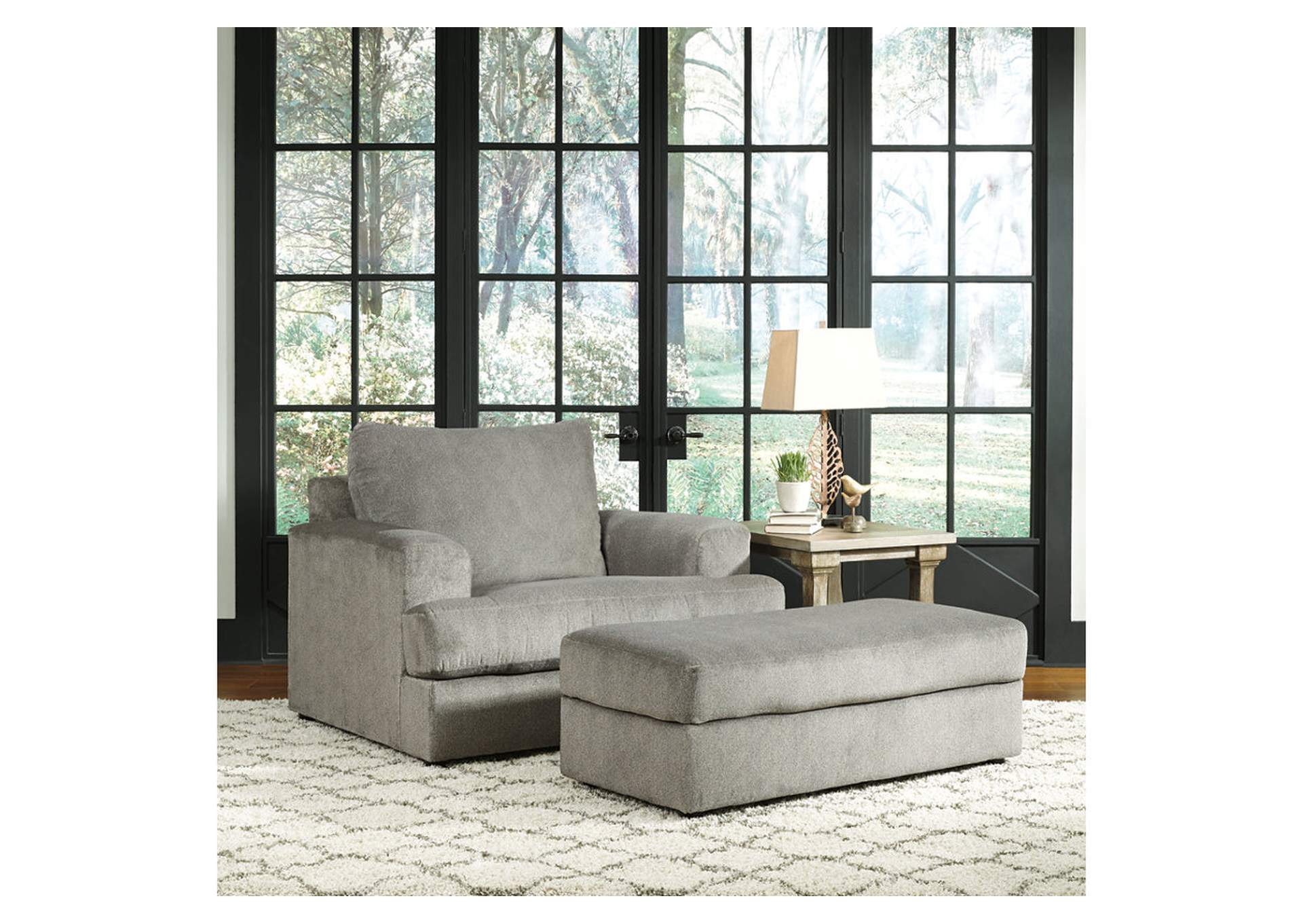 Soletren Oversized Chair and Ottoman,Signature Design By Ashley