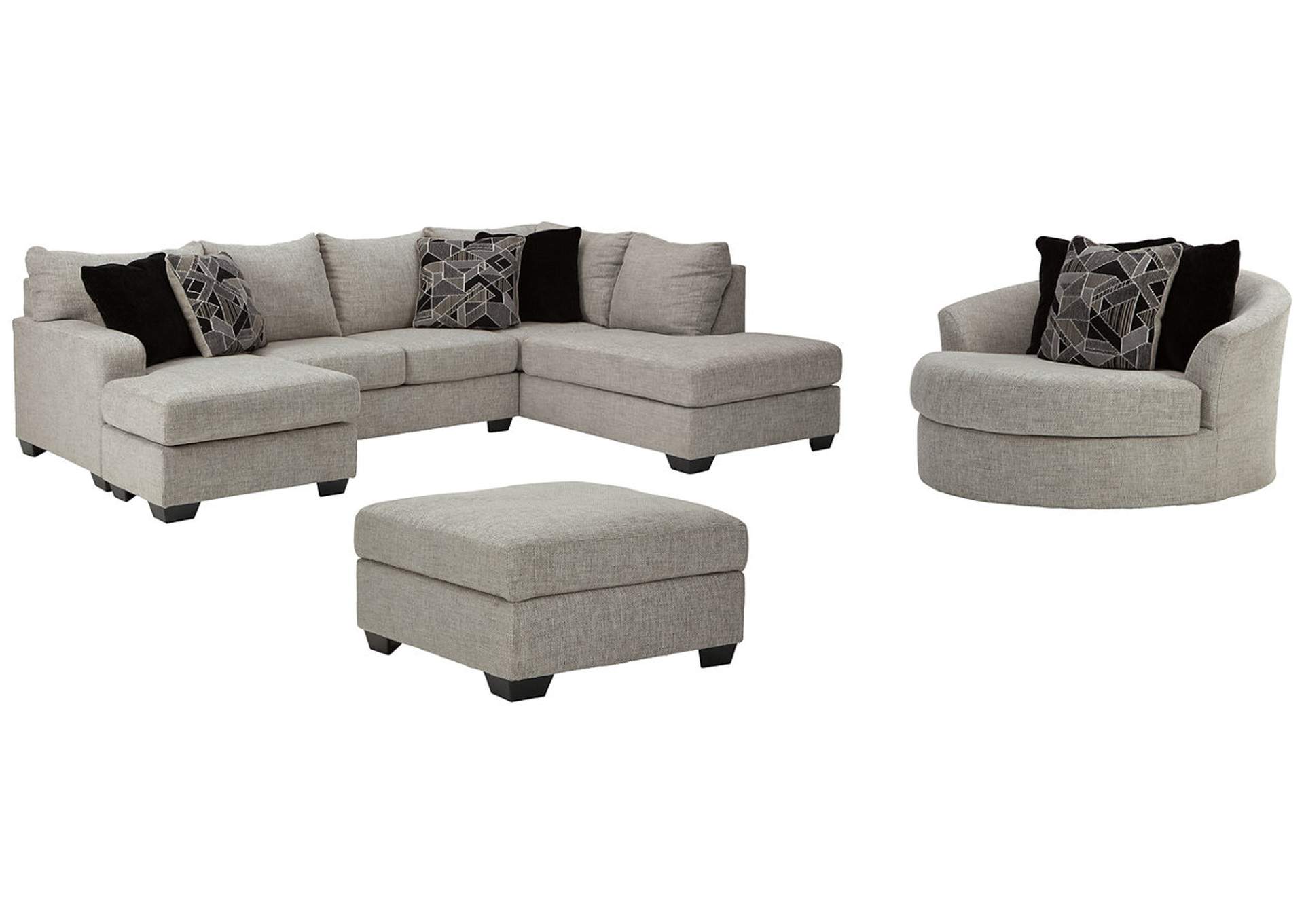 Megginson 2-Piece Sectional with Chair and Ottoman,Benchcraft