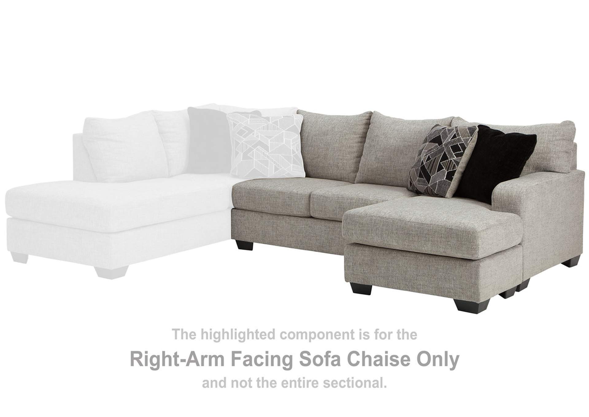 Megginson Right Arm Facing Sofa Chaise